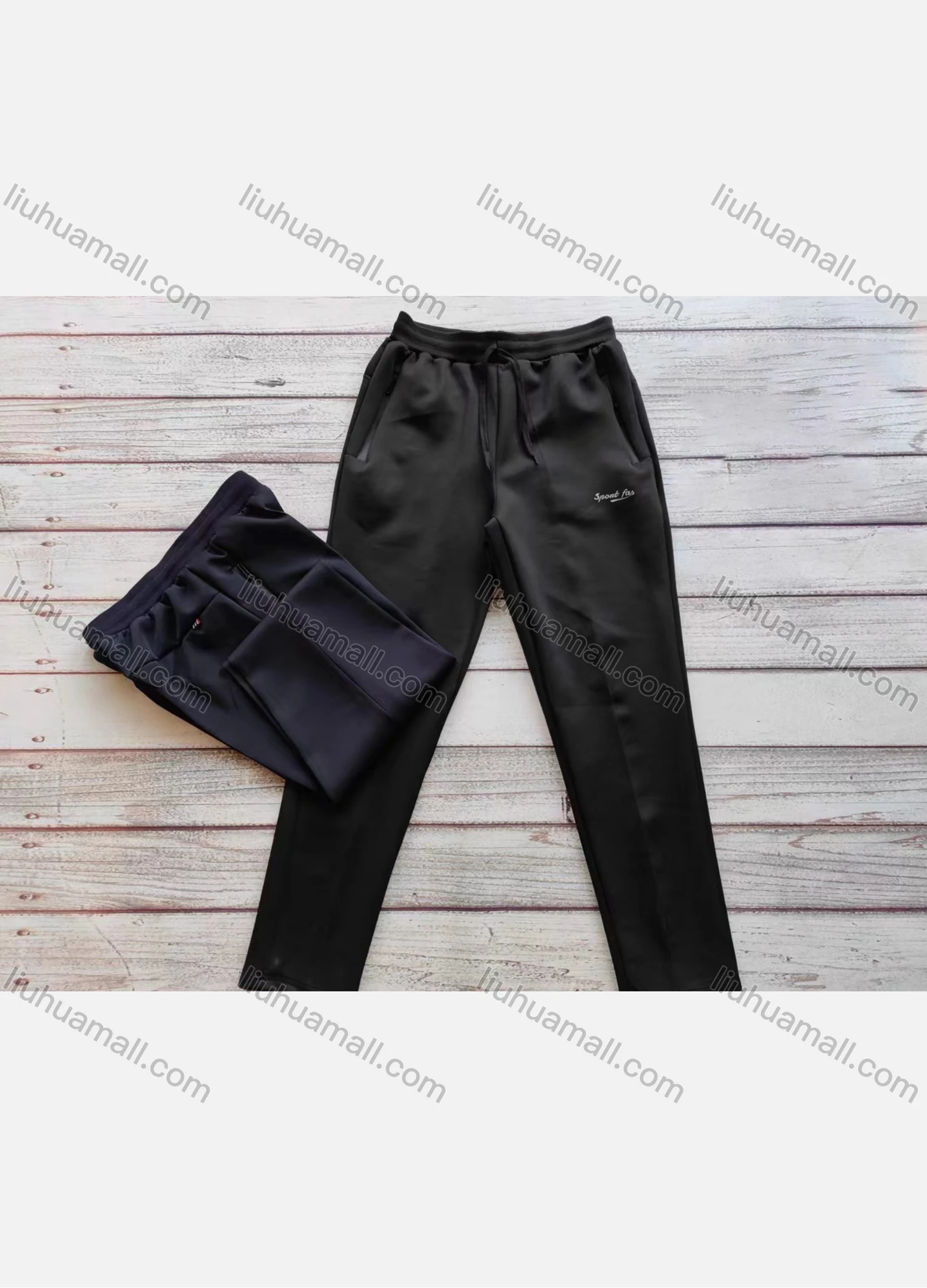 Wholesale Men's Casual Breathable Elastic Waist Pockets Pants 632# - Liuhuamall