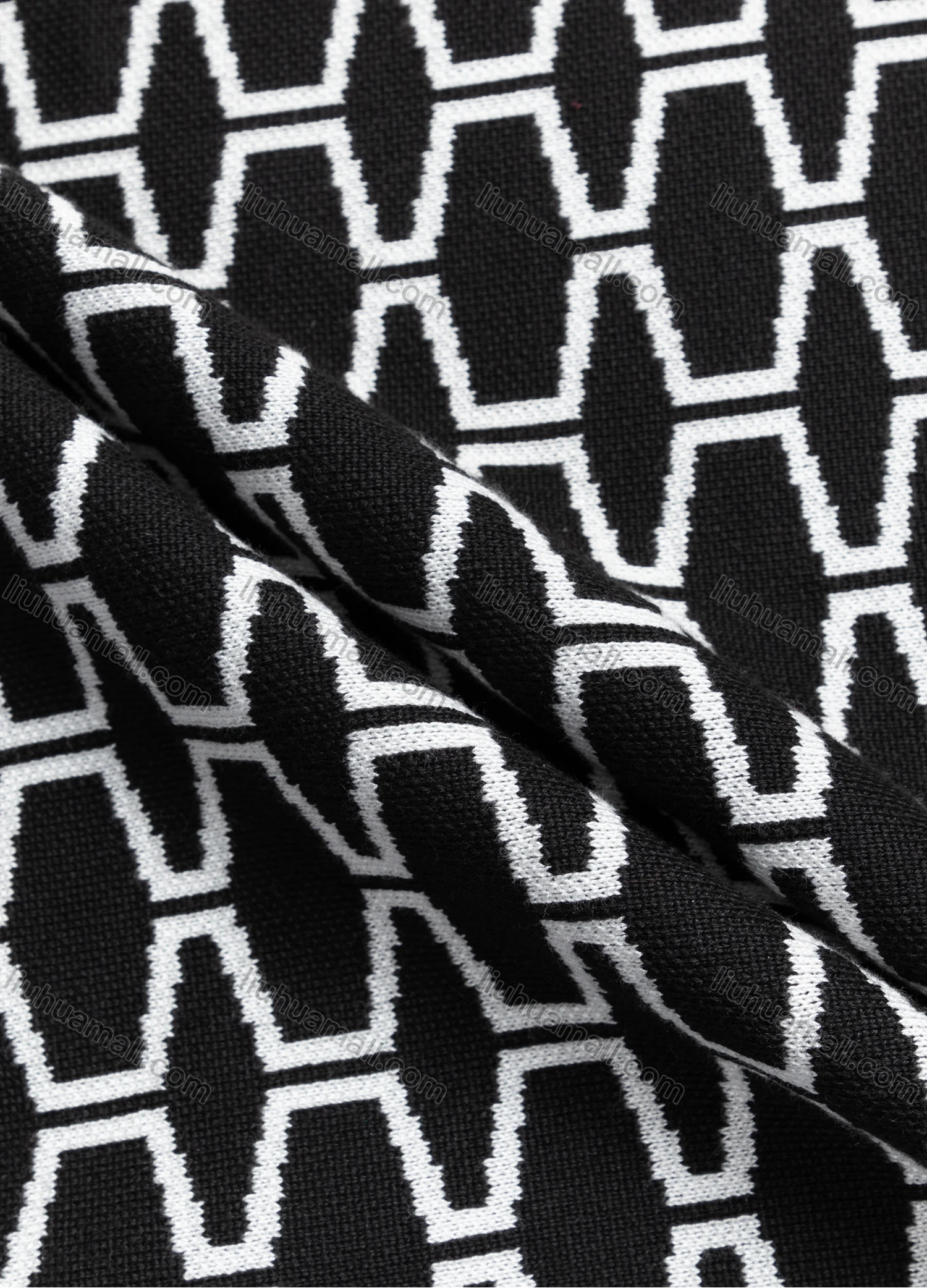 Wholesale Women's Casual Geometric Pattern Tassel Trim Pullover Wraps JT0028# - Liuhuamall