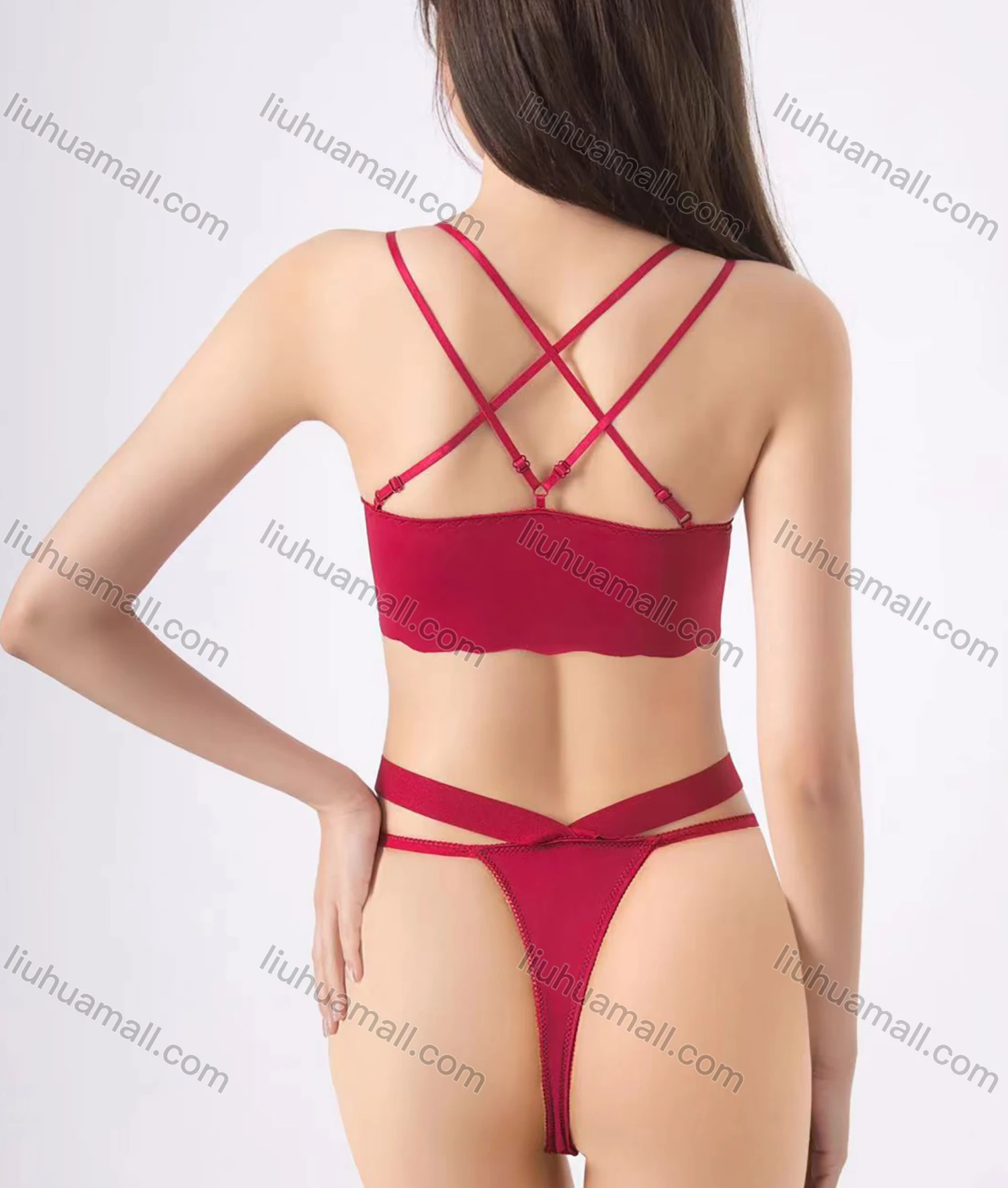 Wholesale Women's Sexy Bralette Bra & Thongs Lingerie Set 184# - Liuhuamall