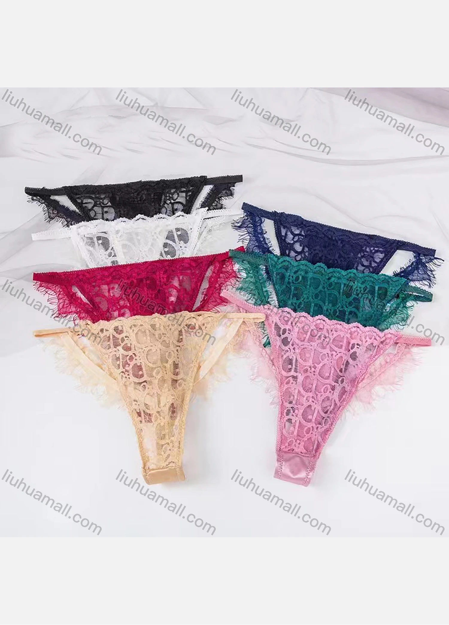 Wholesale Women's Sexy Lace Thongs 2028# - Liuhuamall