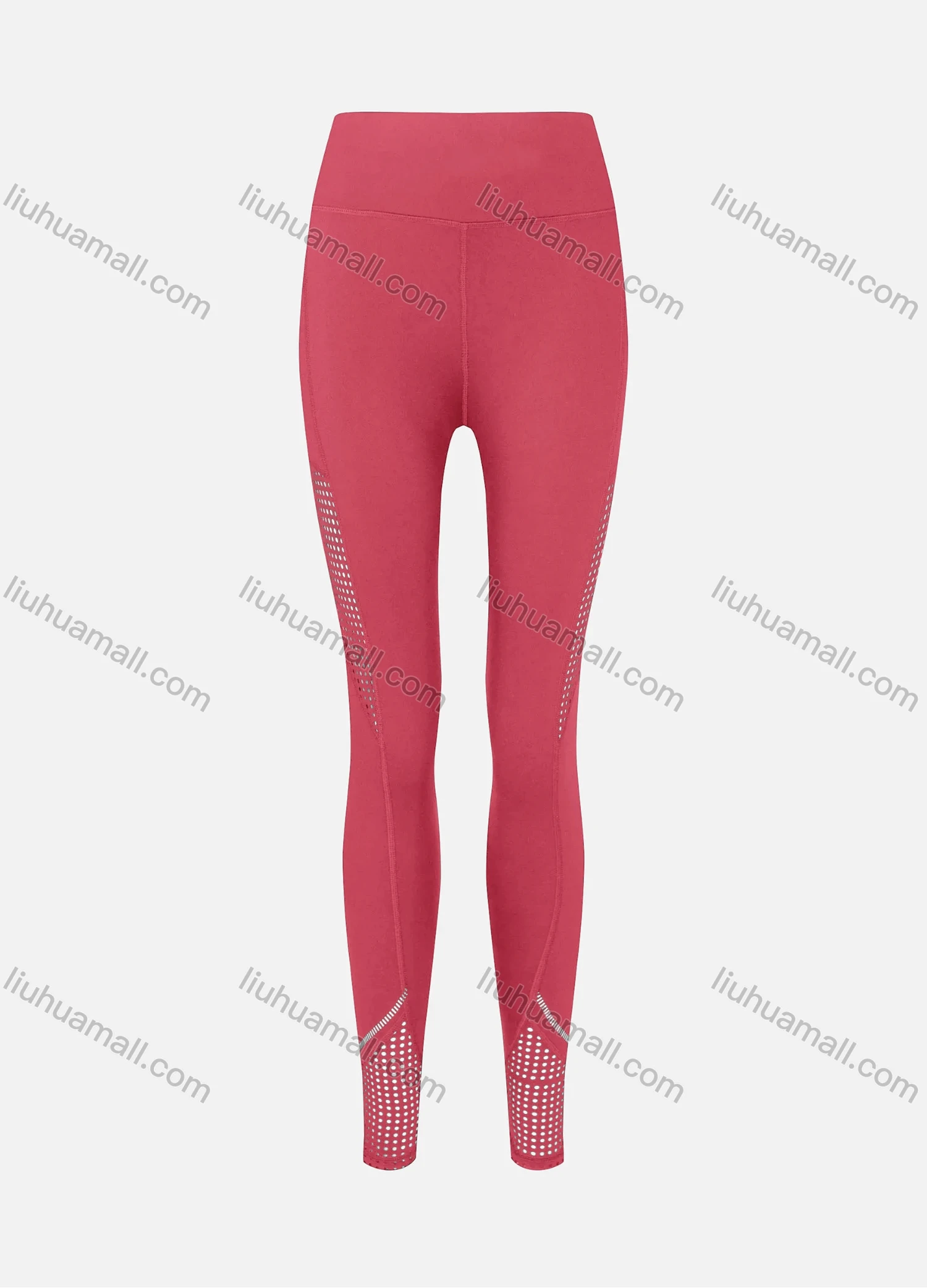 Wholesale Women's Athletic High Waist Butt Lifting Seam Cut Out Ankle Length Yoga Leggings 26464# - Liuhuamall