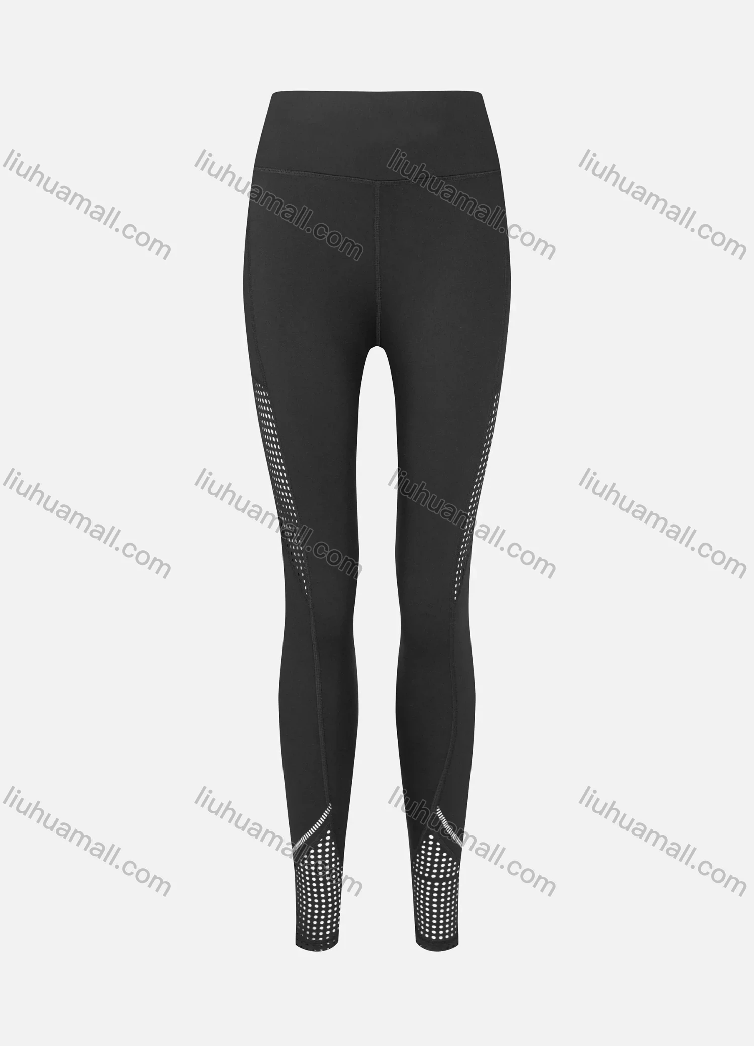 Wholesale Women's Athletic High Waist Butt Lifting Seam Cut Out Ankle Length Yoga Leggings 26464# - Liuhuamall