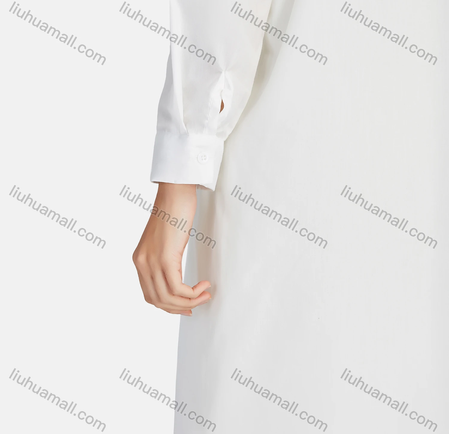 Wholesale Women's Casual Collared Long Sleeve Button Down Shirt Dress 1342# - Liuhuamall