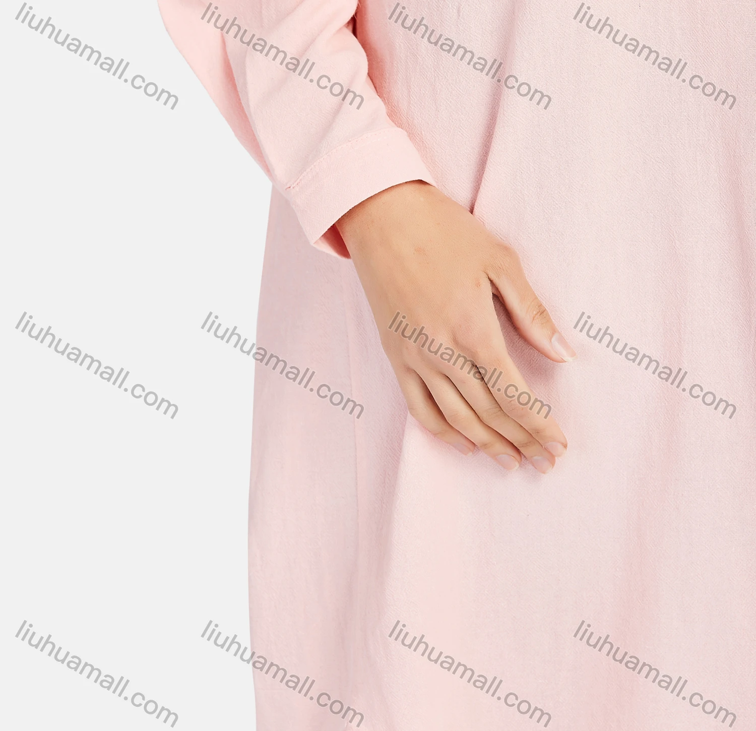 Wholesale Women's Casual Collared Long Sleeve Button Down Shirt Dress 1345# - Liuhuamall