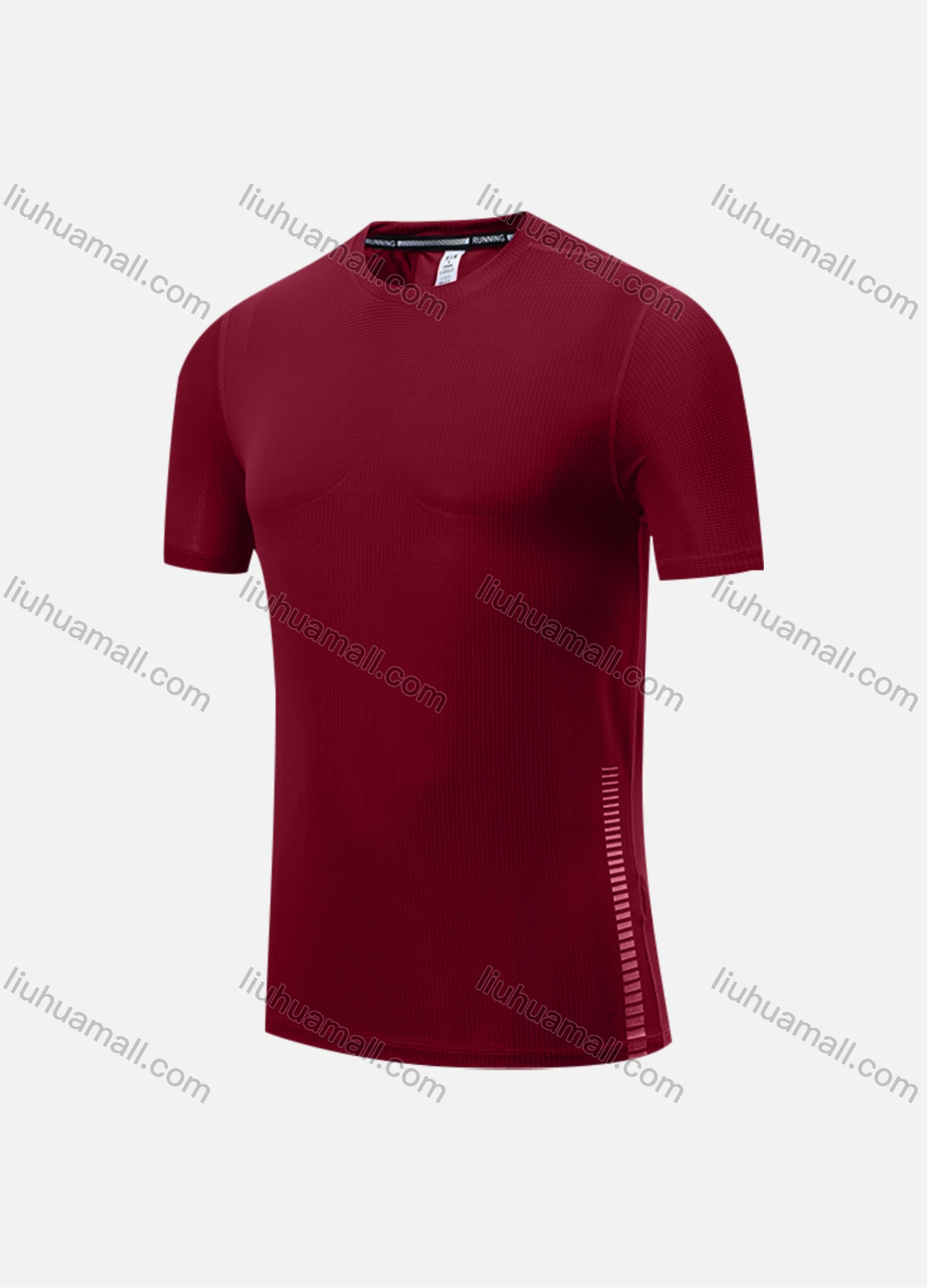 Wholesale Men's Casual & Sporty Quick Dry Plain Round Neck Short Sleeve Athletic Tee 2202# - Liuhuamall