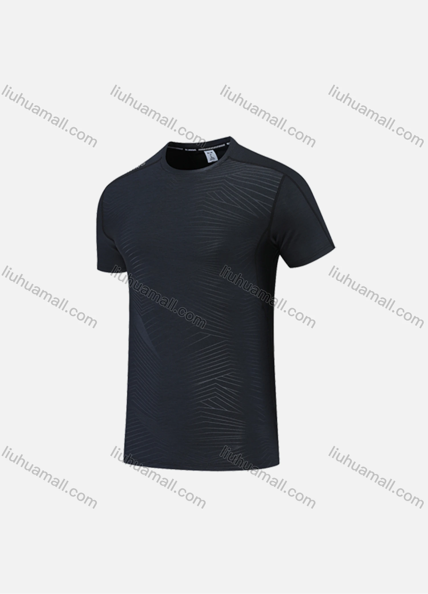 Wholesale Men's Casual & Sporty Quick Dry Plain Round Neck Short Sleeve Athletic Tee 2818# - Liuhuamall
