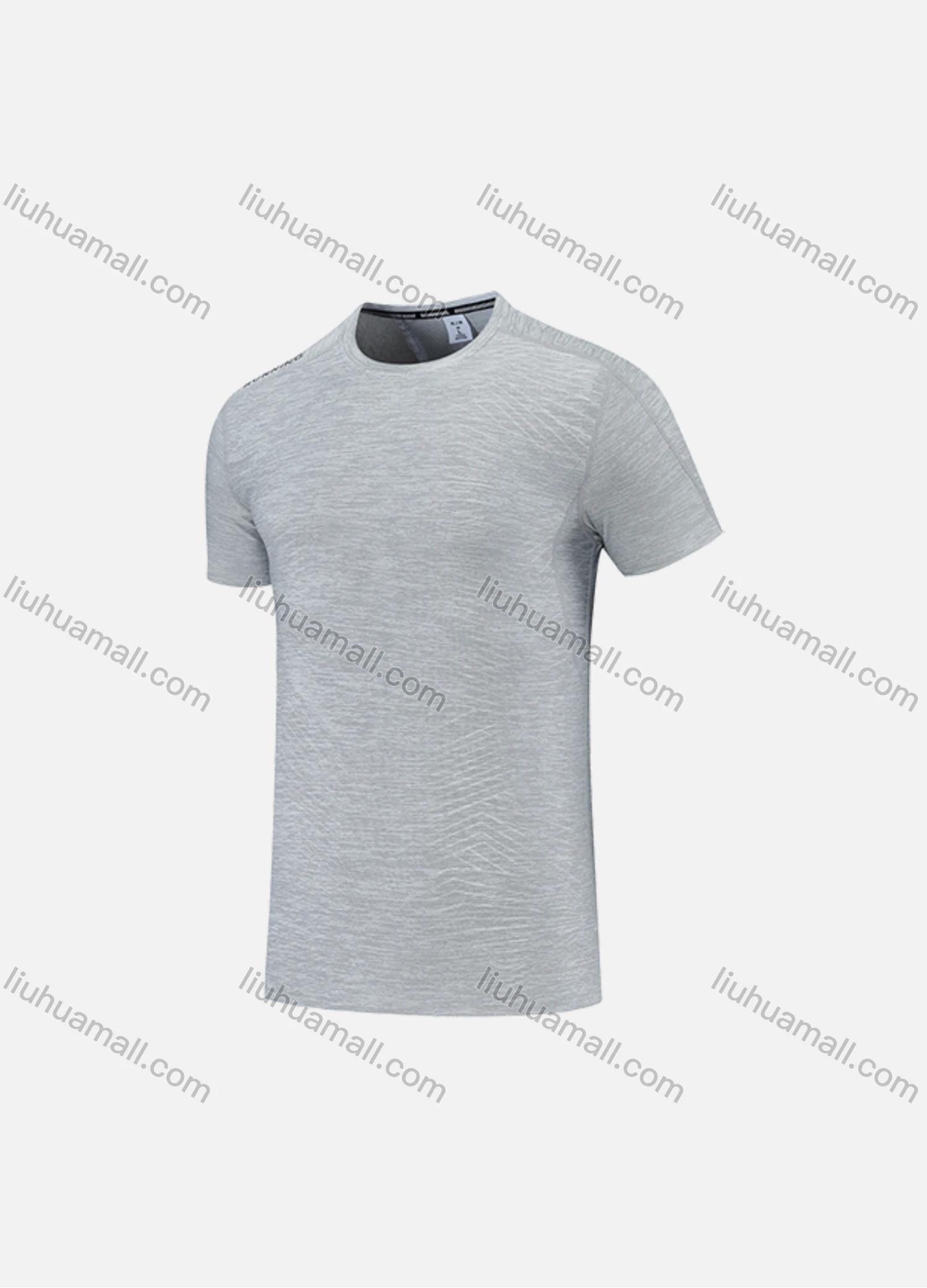 Wholesale Men's Casual & Sporty Quick Dry Plain Round Neck Short Sleeve Athletic Tee 2818# - Liuhuamall