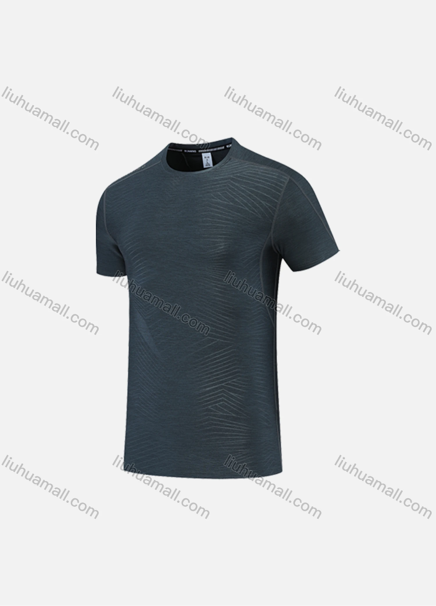 Wholesale Men's Casual & Sporty Quick Dry Plain Round Neck Short Sleeve Athletic Tee 2818# - Liuhuamall