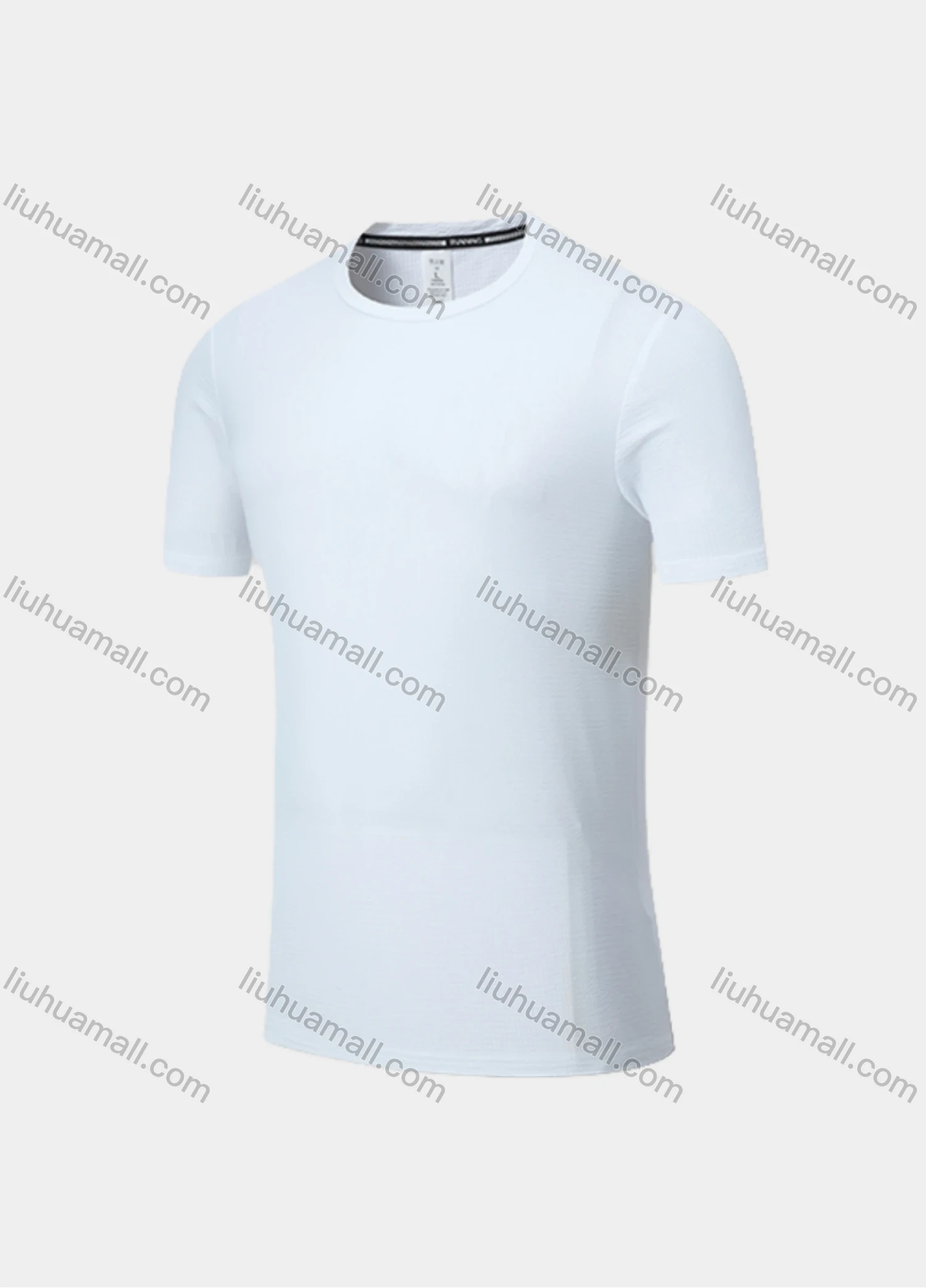 Wholesale Men's Athletic Workout Plain Short Sleeve Round Neck Tee MT21401# - Liuhuamall