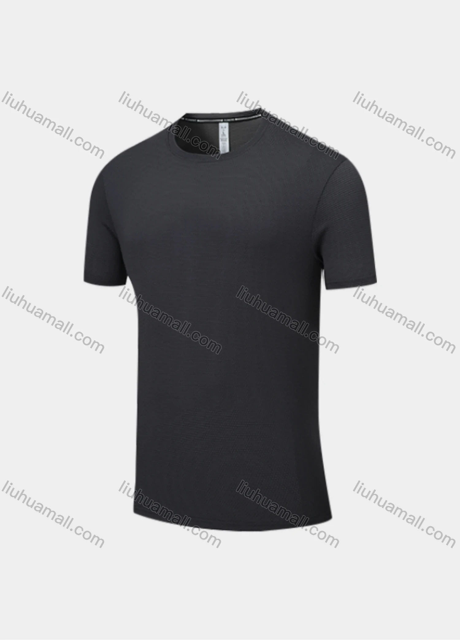 Wholesale Men's Athletic Workout Plain Short Sleeve Round Neck Tee MT21402# - Liuhuamall