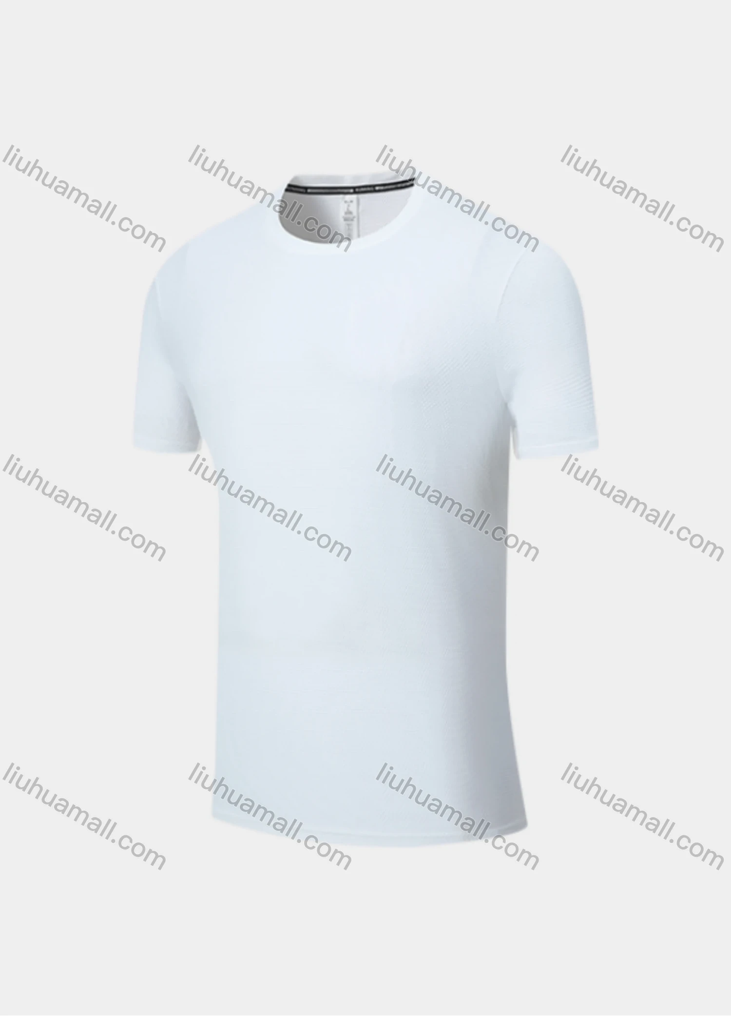 Wholesale Men's Athletic Workout Plain Short Sleeve Round Neck Tee MT21402# - Liuhuamall