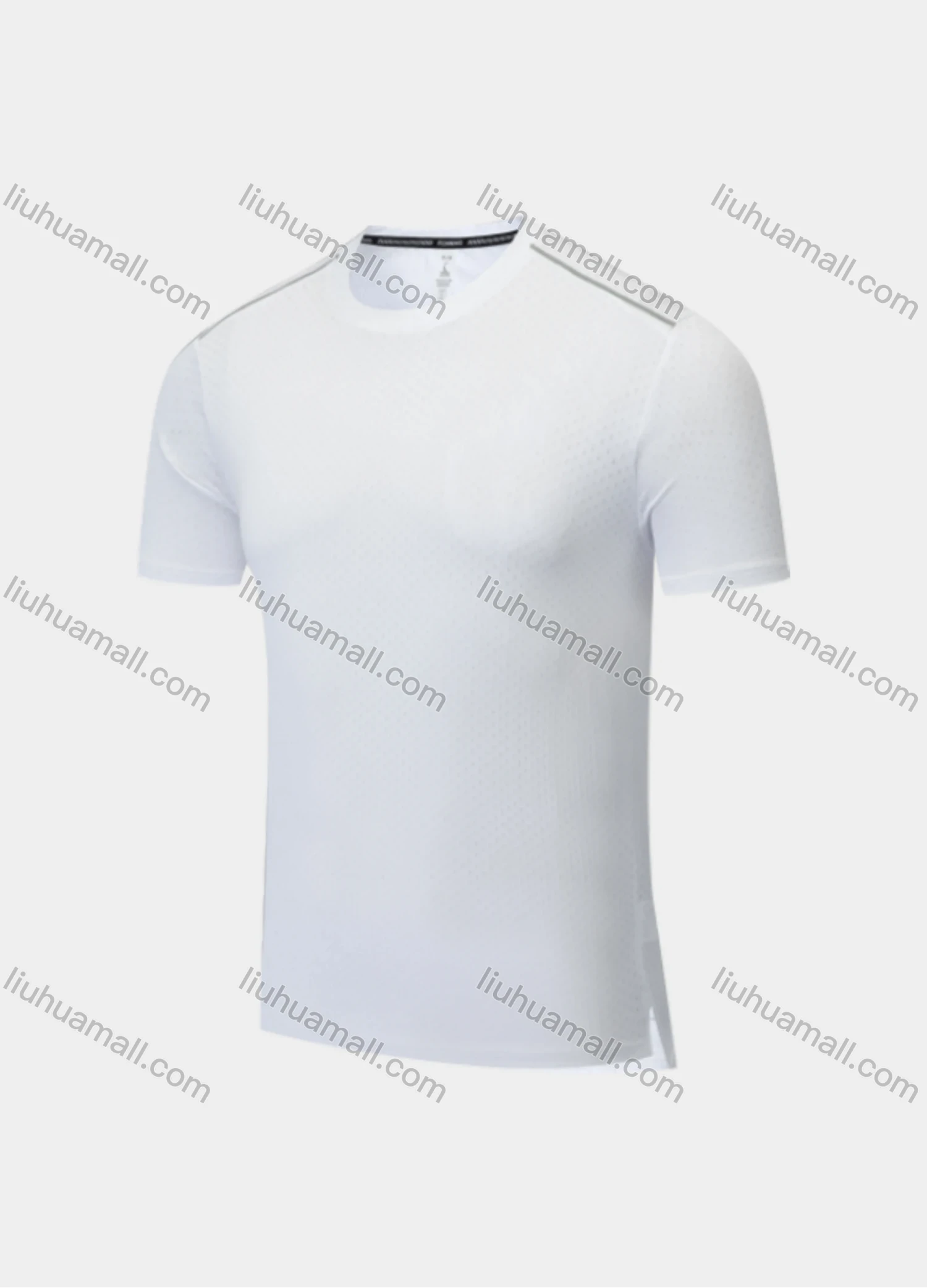 Wholesale Men's Athletic Workout Plain Short Sleeve Round Neck Tee MT21421# - Liuhuamall