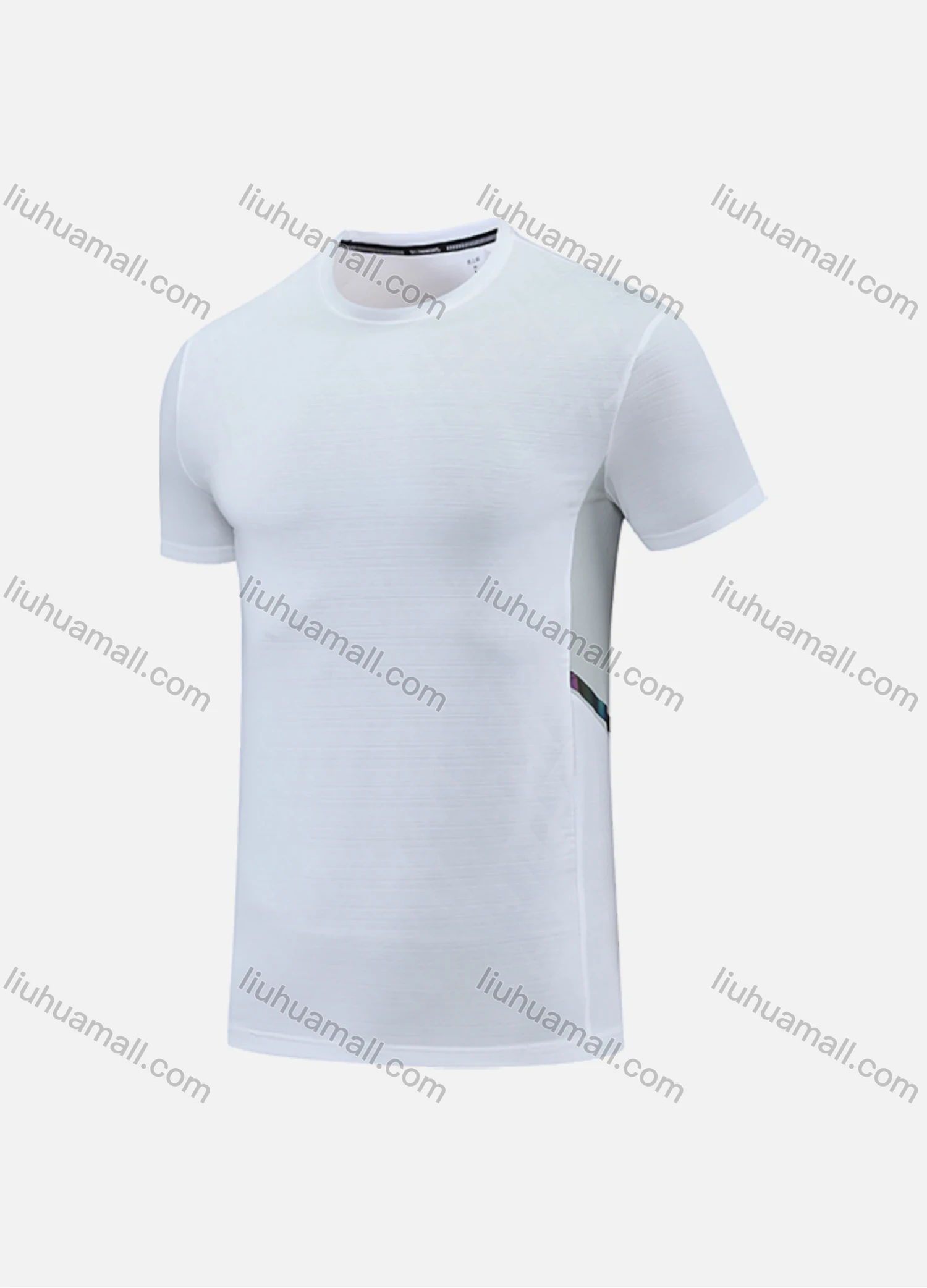 Wholesale Men's Athletic Workout Short Sleeve Round Neck Tee MT21432# - Liuhuamall