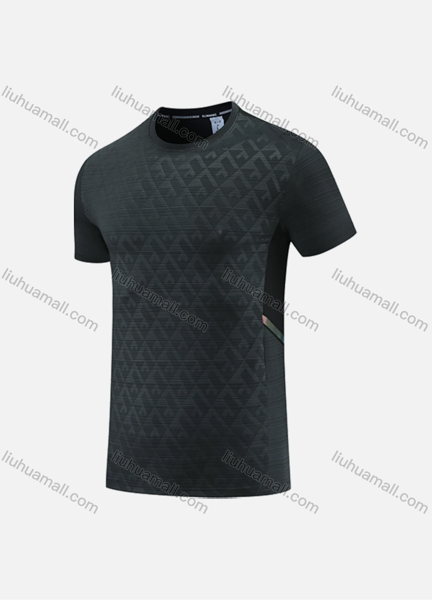 Wholesale Men's Athletic Workout Short Sleeve Round Neck Tee MT21432# - Liuhuamall