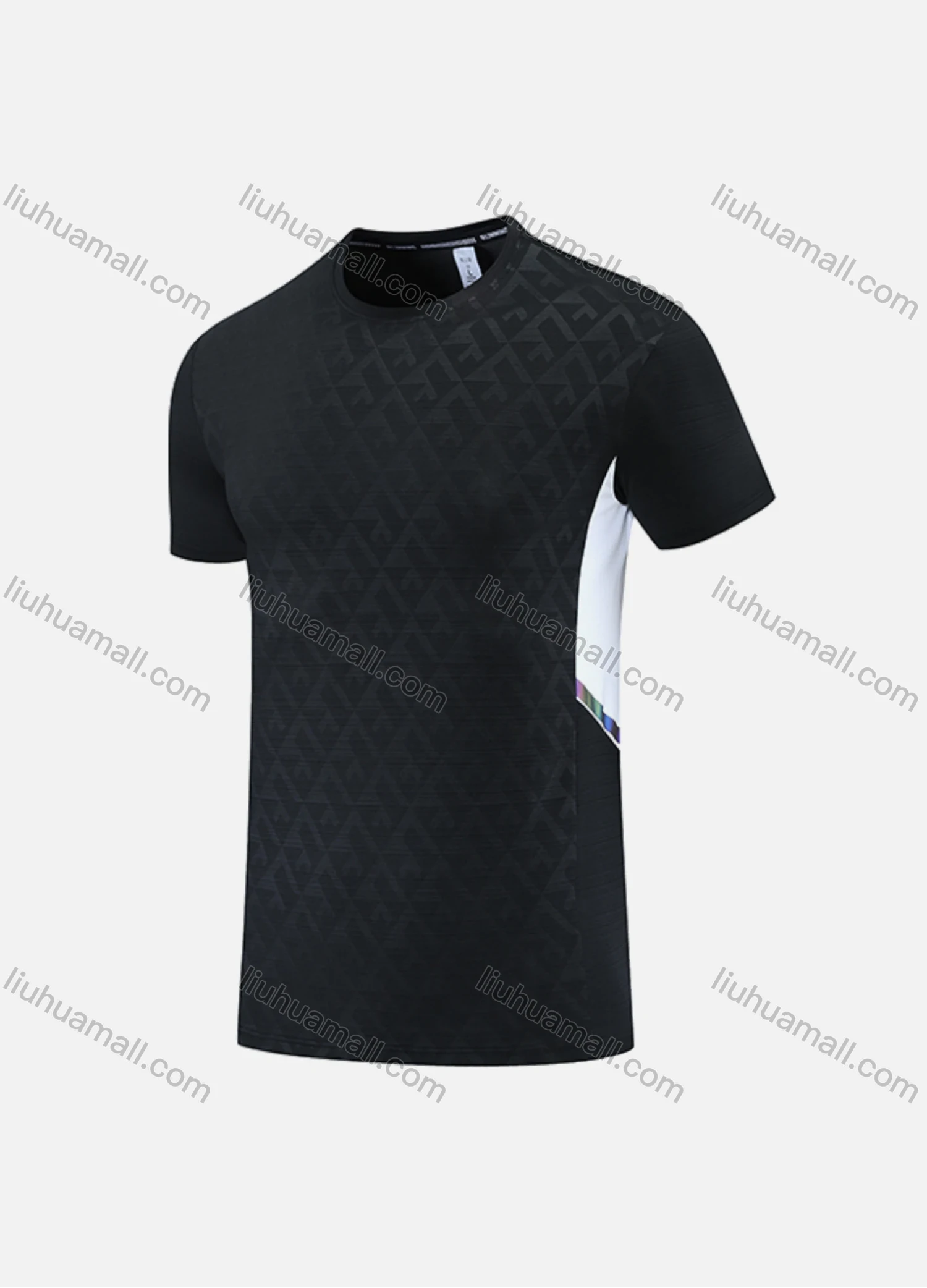Wholesale Men's Athletic Workout Short Sleeve Round Neck Tee MT21432# - Liuhuamall