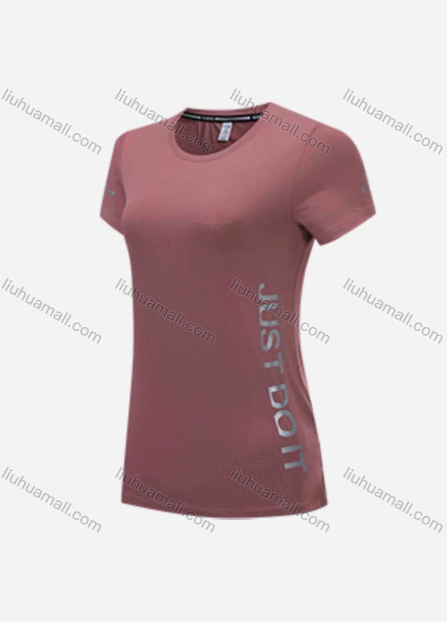 Wholesale Women's Casual & Athletic Workout Letter Graphic Round Neck Short Sleeve Tee WT02311# - Liuhuamall