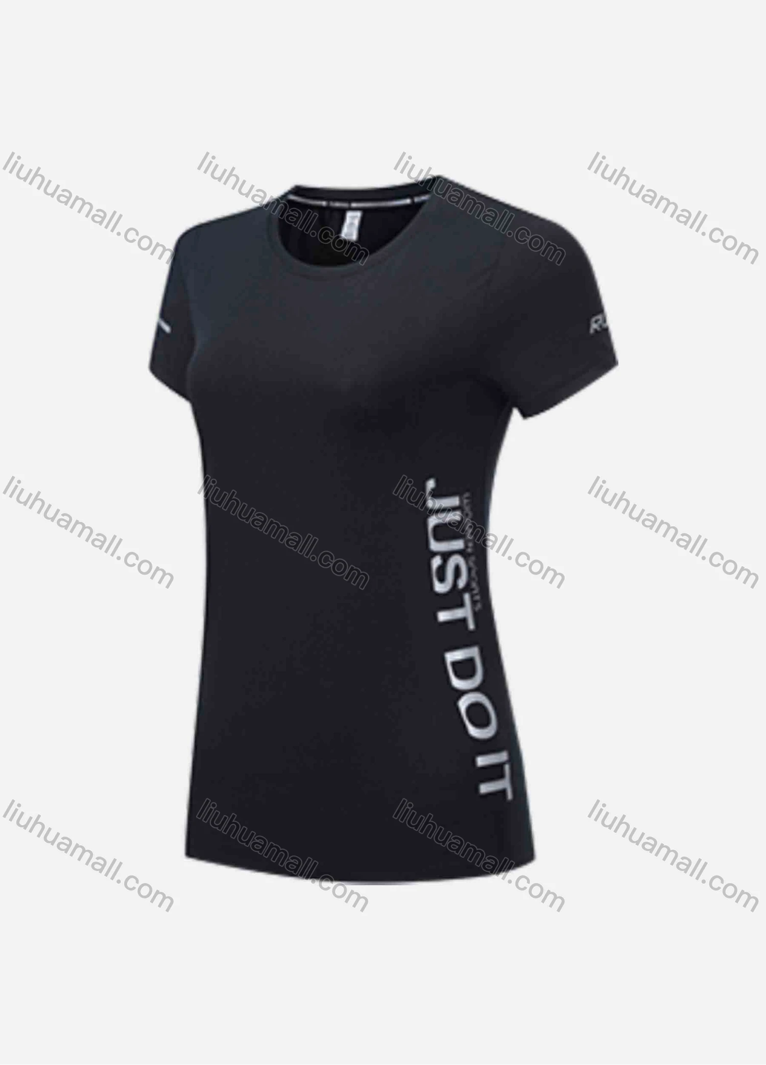 Wholesale Women's Casual & Athletic Workout Letter Graphic Round Neck Short Sleeve Tee WT02311# - Liuhuamall