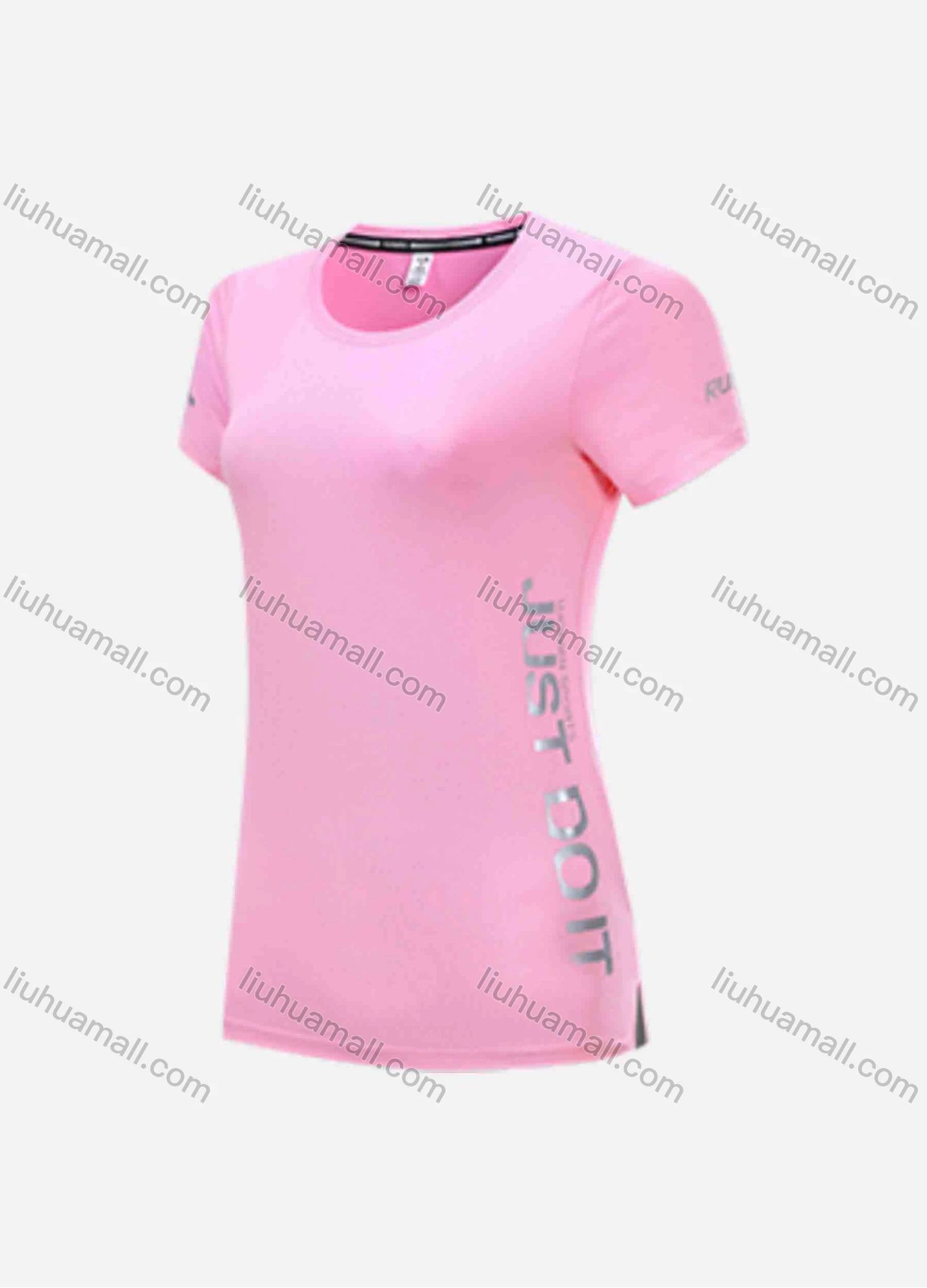 Wholesale Women's Casual & Athletic Workout Letter Graphic Round Neck Short Sleeve Tee WT02311# - Liuhuamall