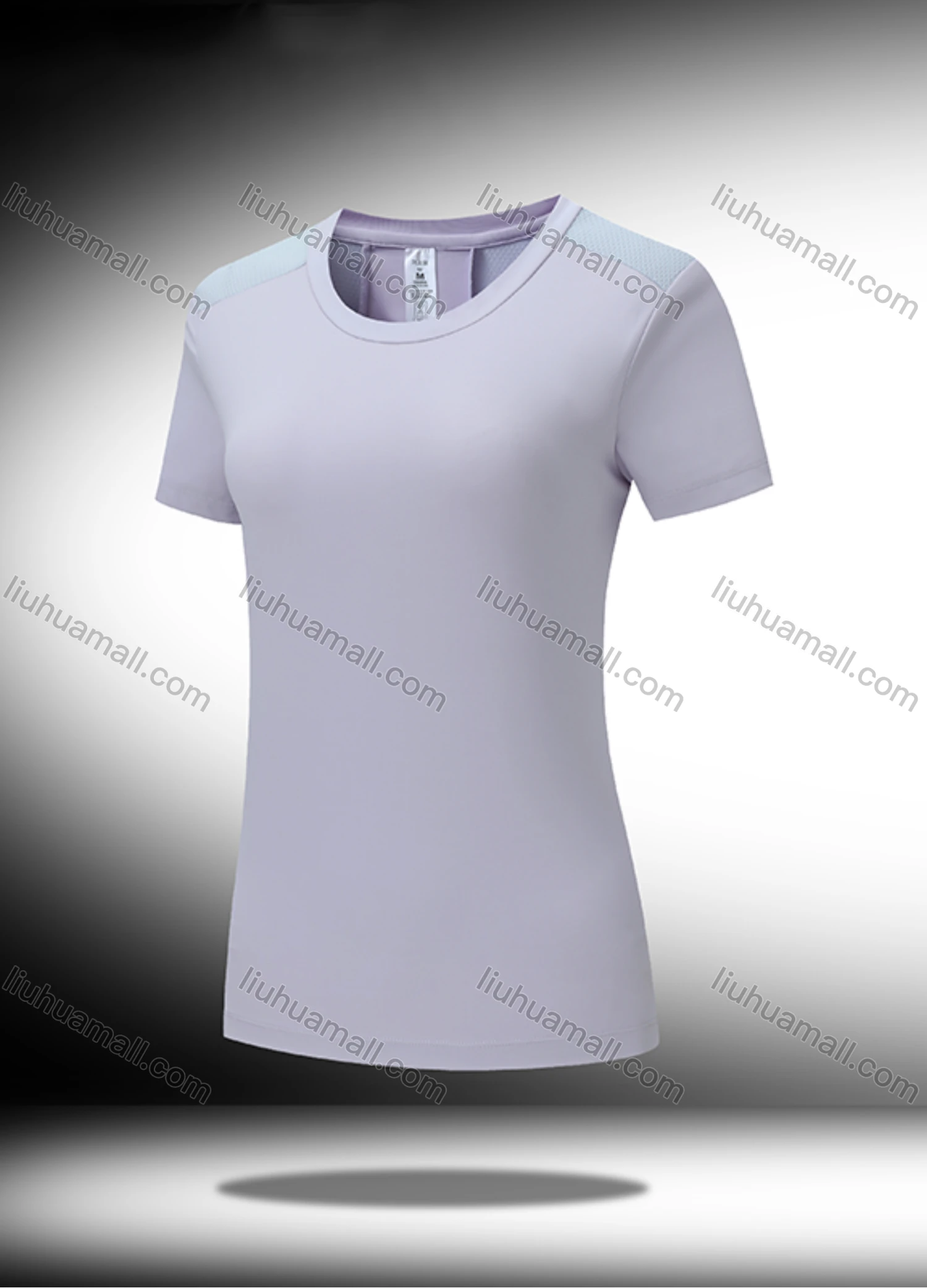 Wholesale Women's Casual & Athletic Workout Plain Round Neck Short Sleeve Tee WT21601# - Liuhuamall