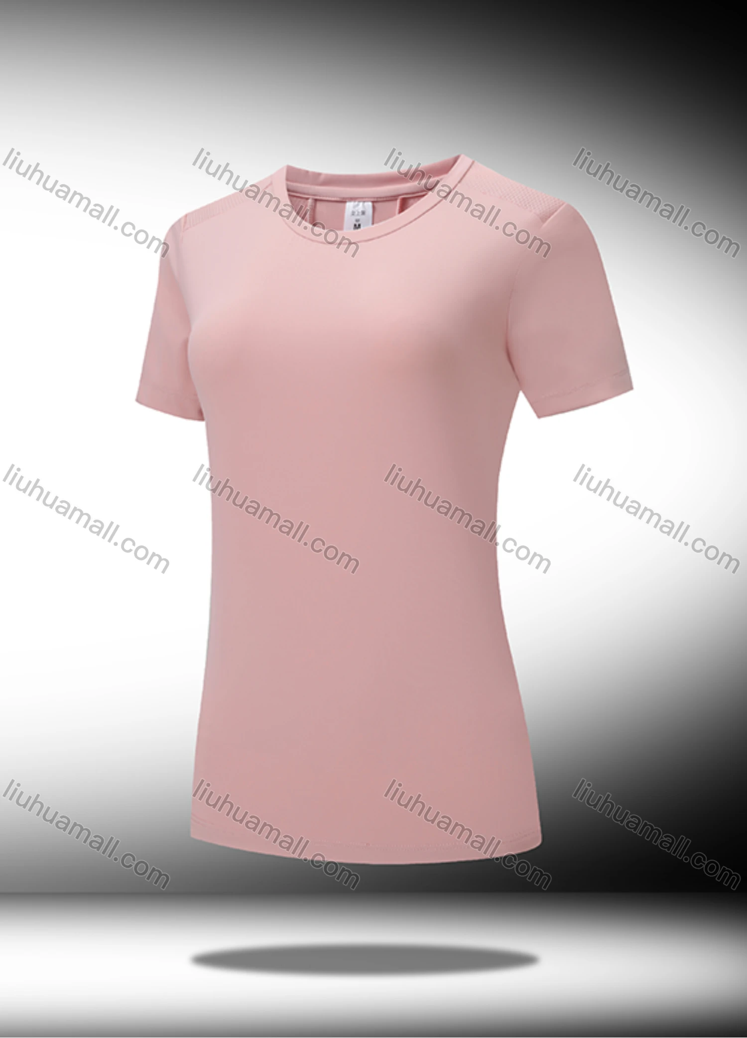 Wholesale Women's Casual & Athletic Workout Plain Round Neck Short Sleeve Tee WT21601# - Liuhuamall