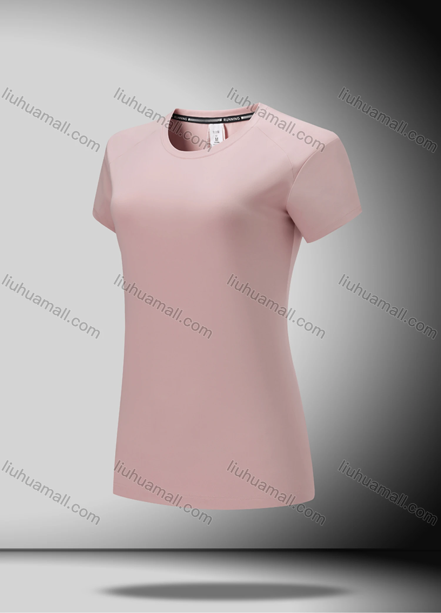 Wholesale Women's Casual & Athletic Workout Plain Round Neck Short Sleeve Tee WT21605# - Liuhuamall