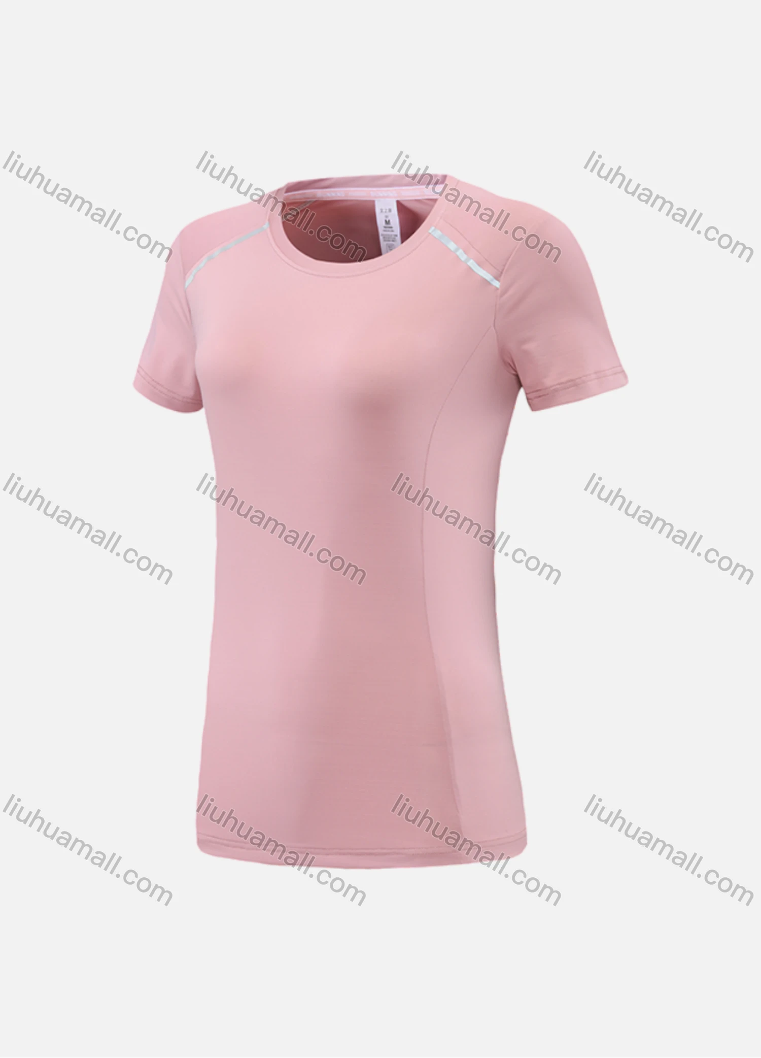 Wholesale Women's Casual & Athletic Workout Plain Round Neck Short Sleeve Tee WT21622# - Liuhuamall
