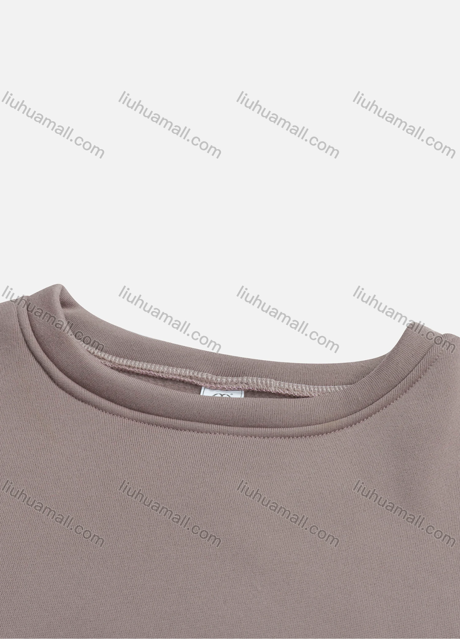 Wholesale Women's Casual Plain Round Neck Long Sleeve High Low Hem Sweatshirt 1329# - Liuhuamall