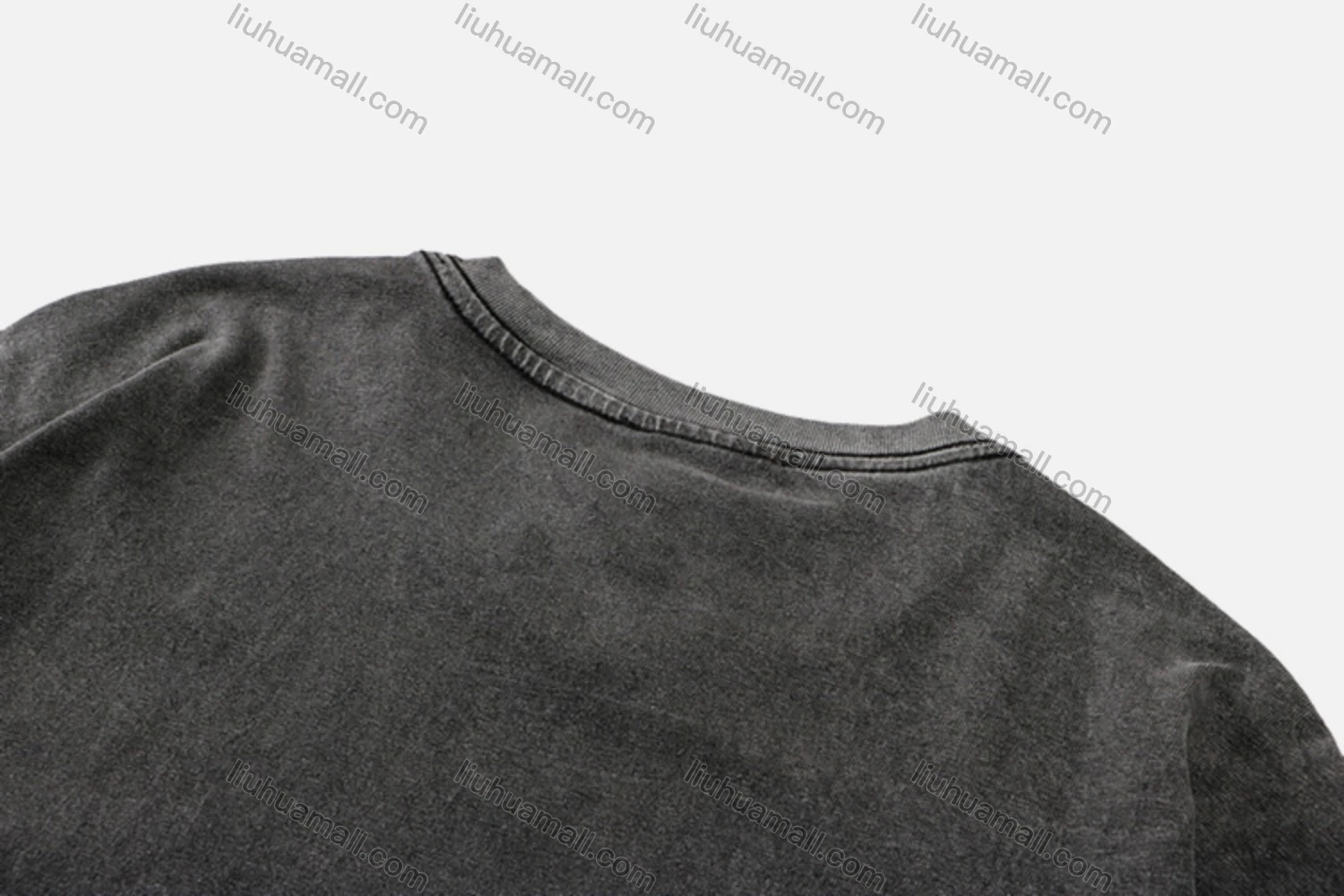 Wholesale Unisex Fashion Distressed Crew Neck Loose Fit Graphic 100%Cotton Short Sleeve Tee QX08# - Liuhuamall