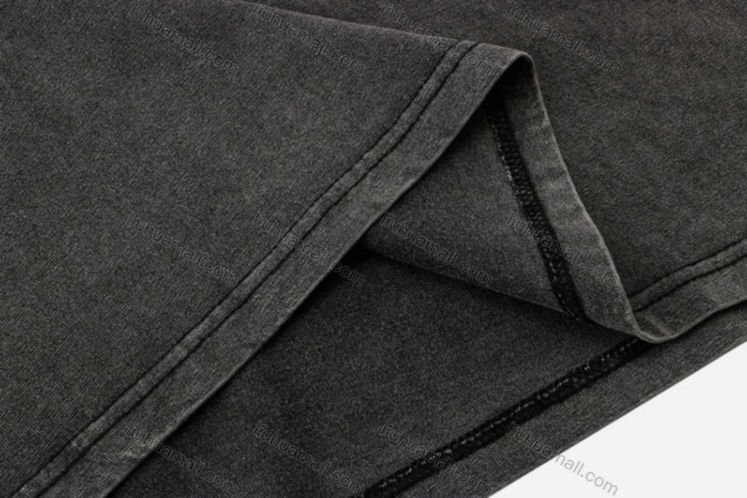 Wholesale Unisex Fashion Distressed Crew Neck Loose Fit Graphic 100%Cotton Short Sleeve Tee QX08# - Liuhuamall