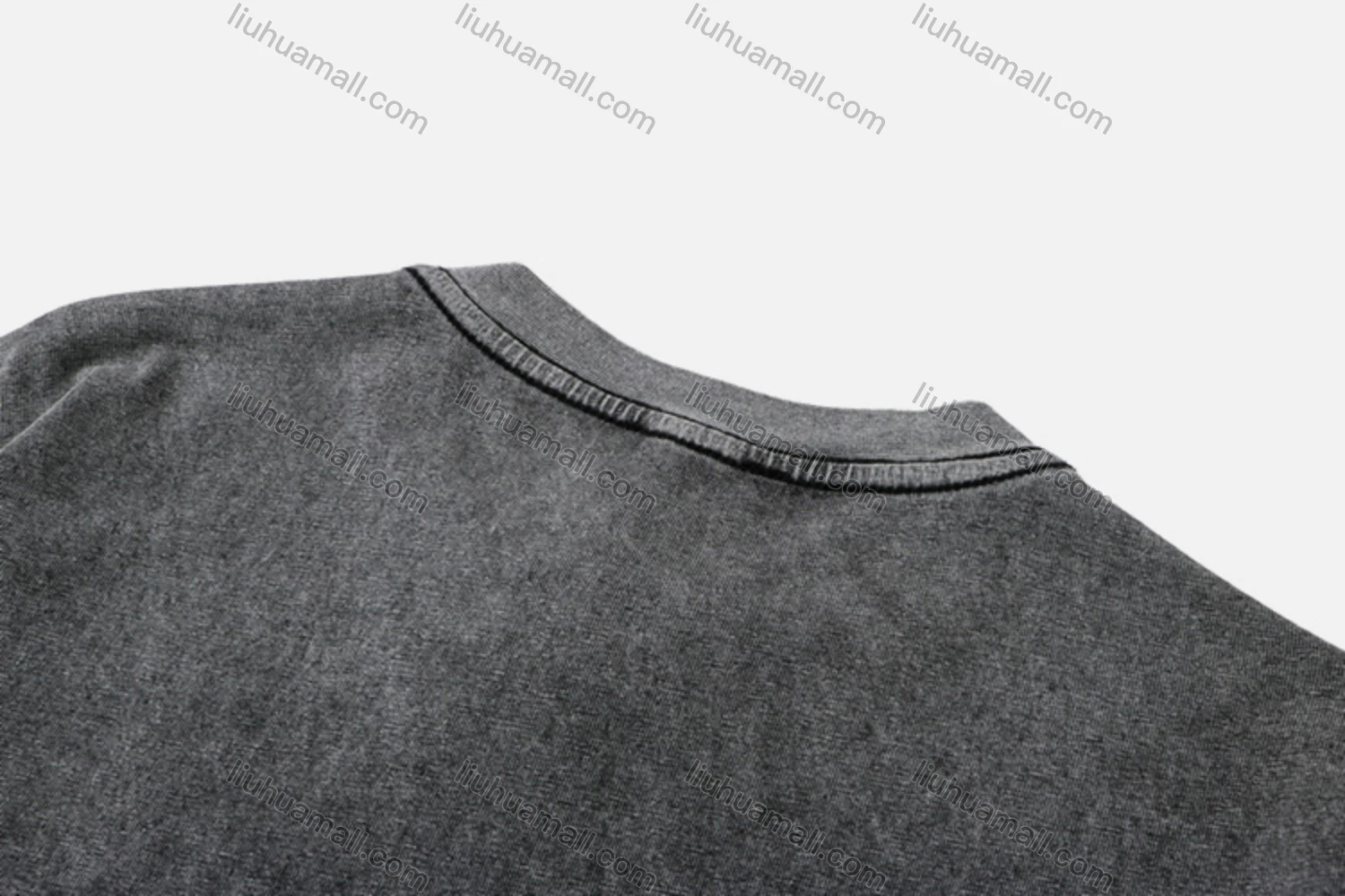 Wholesale Unisex Fashion Distressed Crew Neck Loose Fit Graphic 100%Cotton Short Sleeve Tee QX13# - Liuhuamall