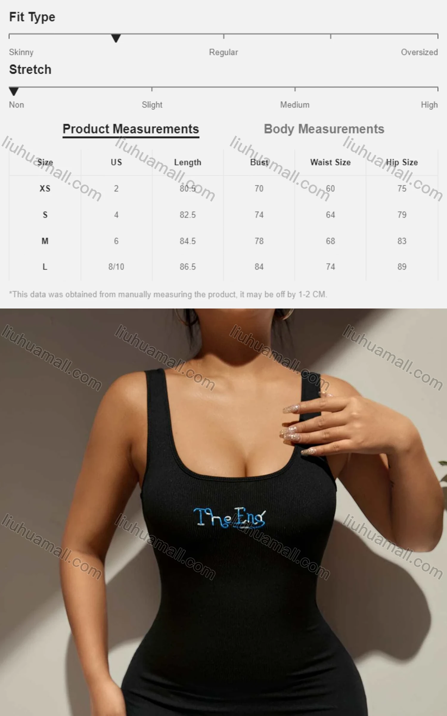 Wholesale Women's Casual Bodycon Square Neck Letter Short Tank Dress - Liuhuamall