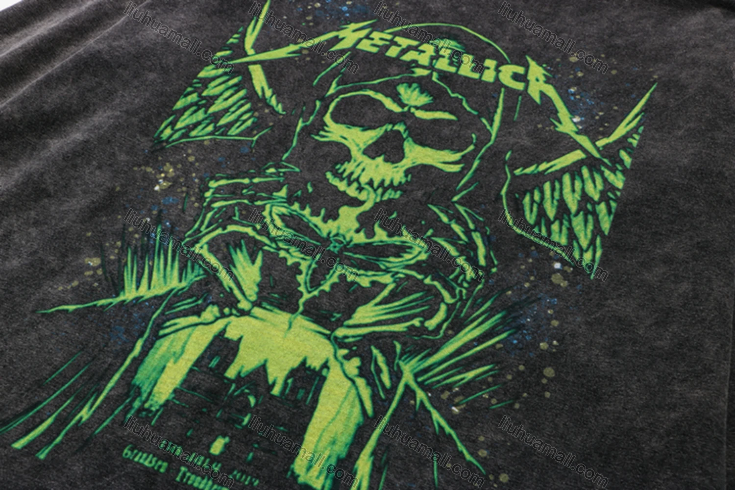 Wholesale Unisex Fashion Distressed 100%Cotton Crew Neck Long Sleeve Graphic T-shirt XYW31# - Liuhuamall