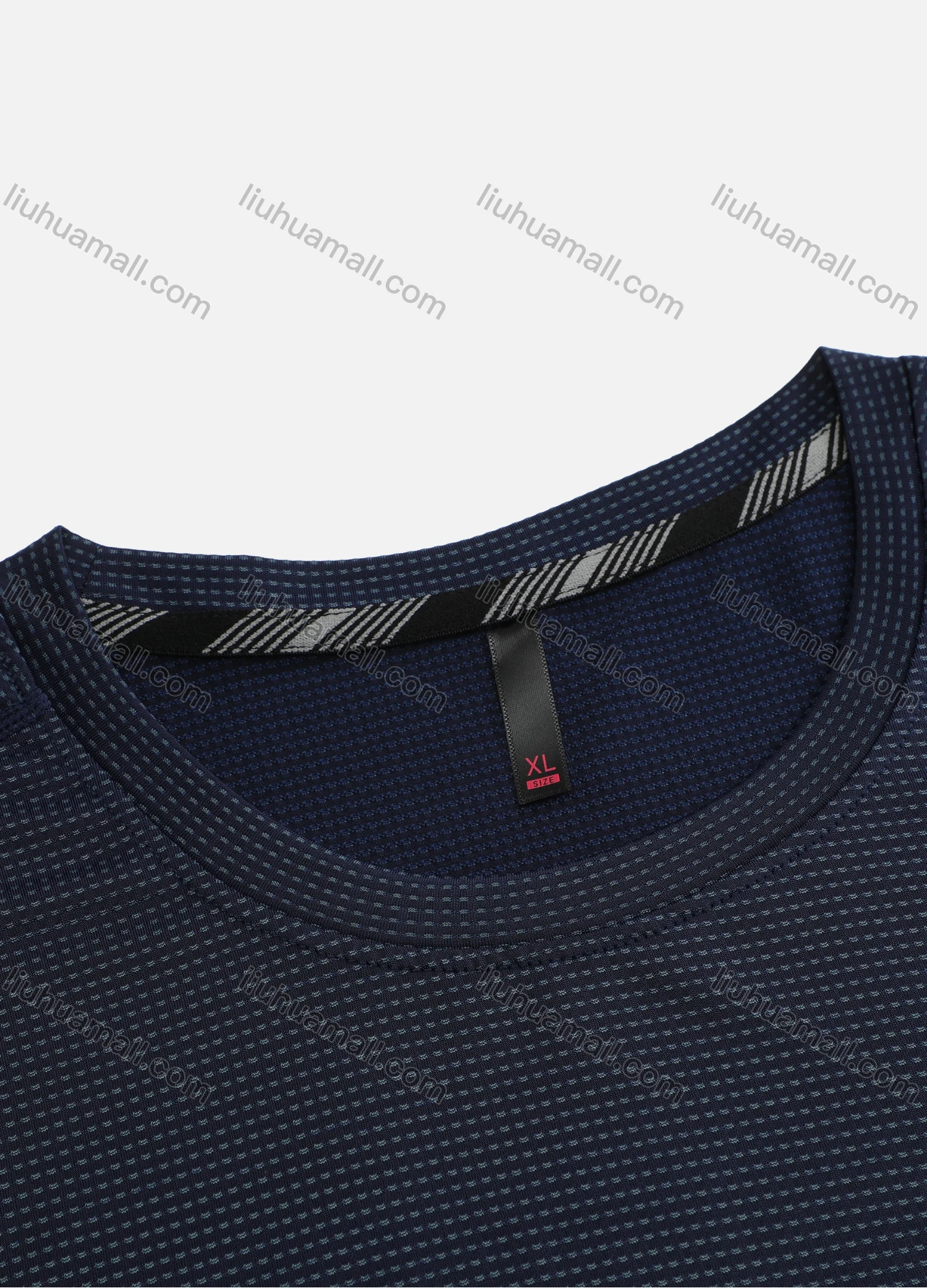 Wholesale Men's Athletic Workout Breathable Quick Dry Short Sleeve T-shirt 8019# - Liuhuamall