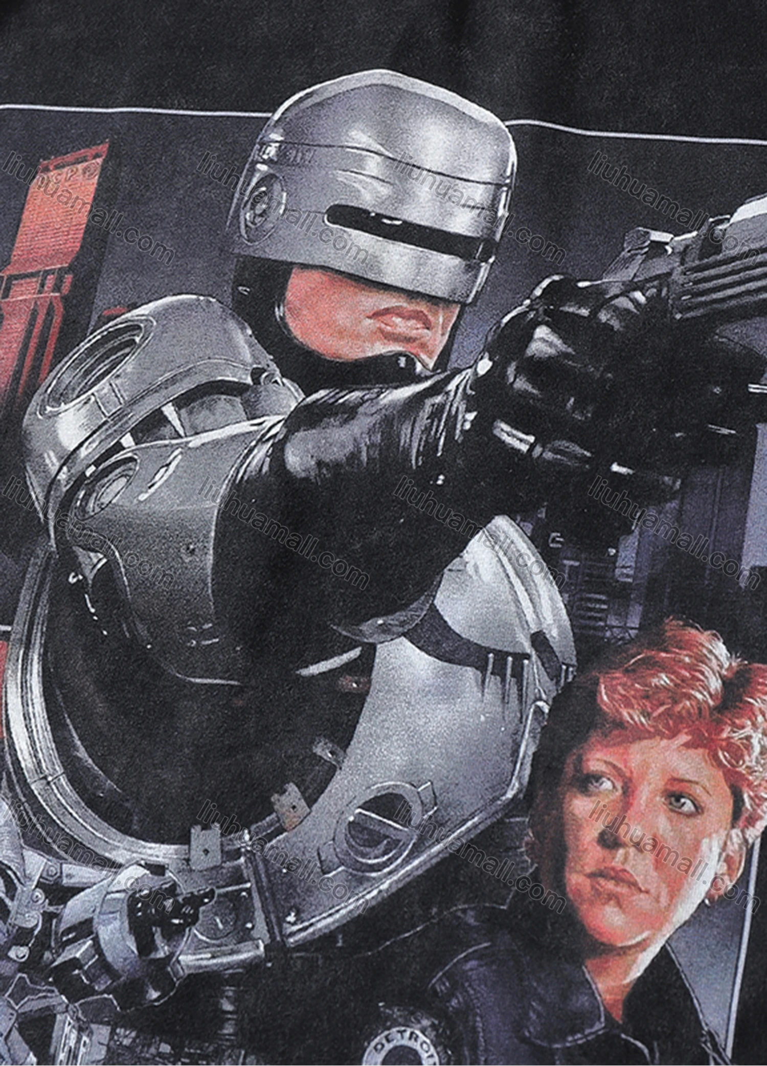 Wholesale Men's Fashion Oversized Crew Neck Short Sleeve Wash Distressed Graphic T-shirt 749# - Liuhuamall