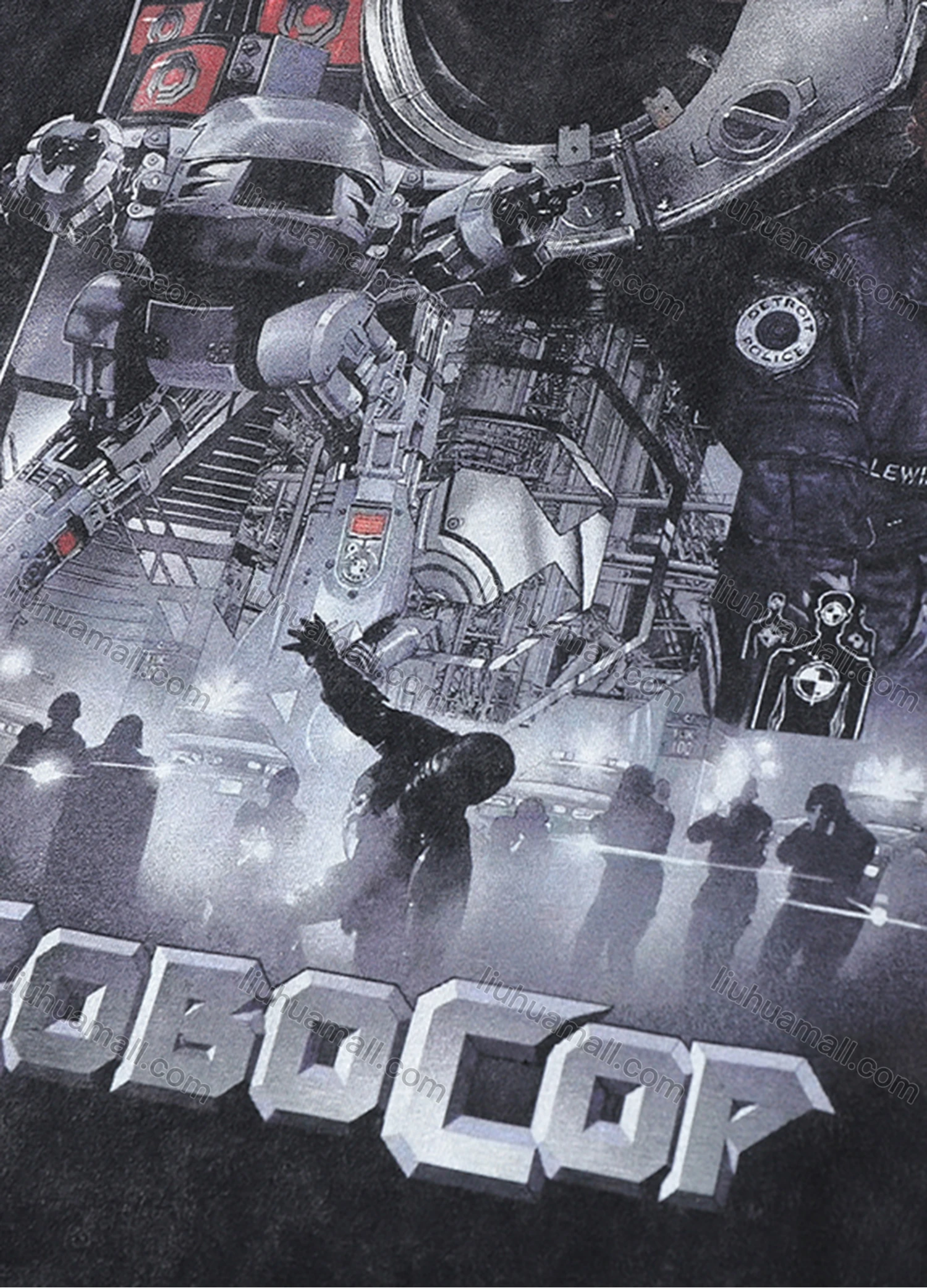 Wholesale Men's Fashion Oversized Crew Neck Short Sleeve Wash Distressed Graphic T-shirt 749# - Liuhuamall