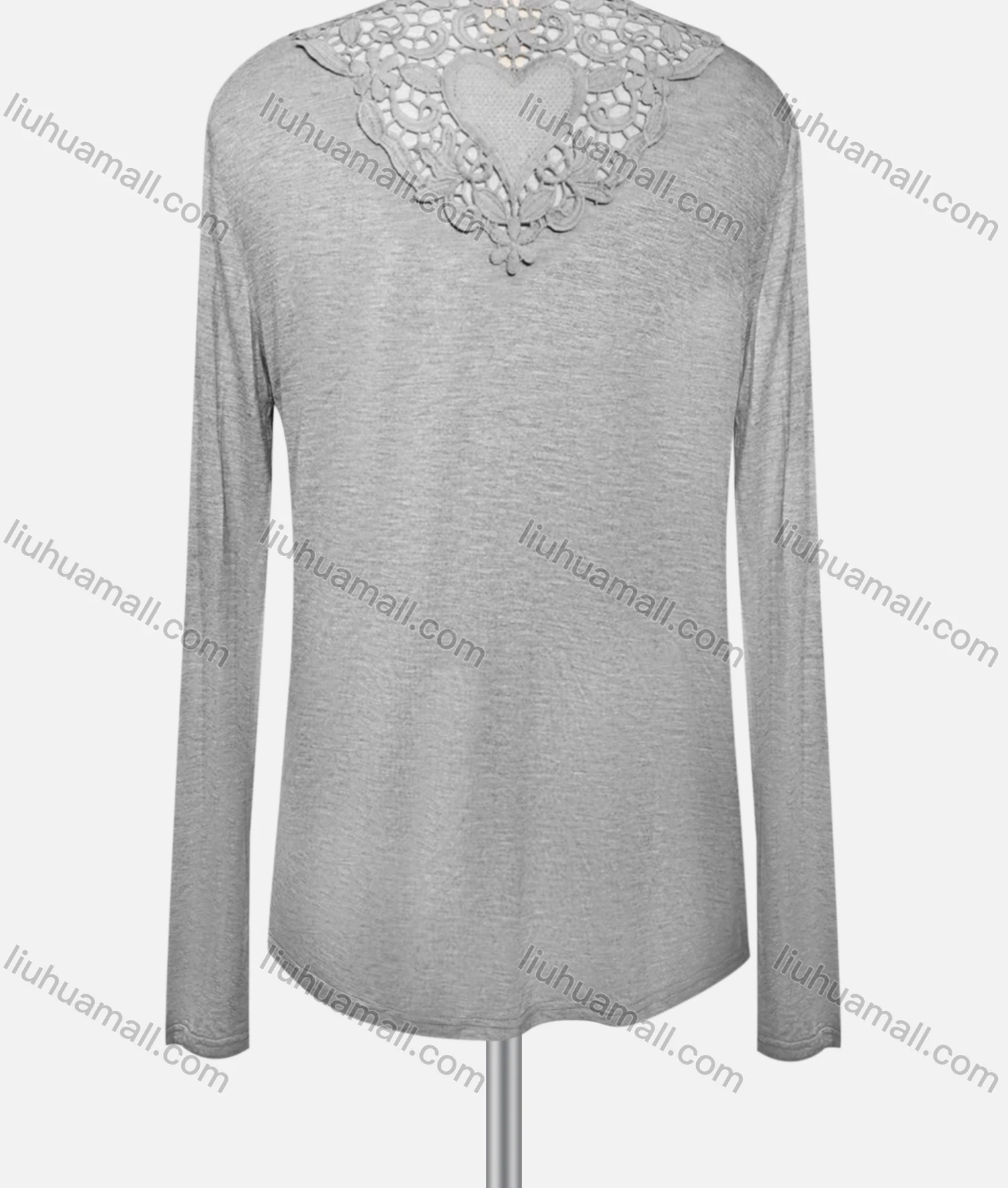 Wholesale Women's Casual Embroidered Long Sleeve High Neck Plain Cardigan - Liuhuamall