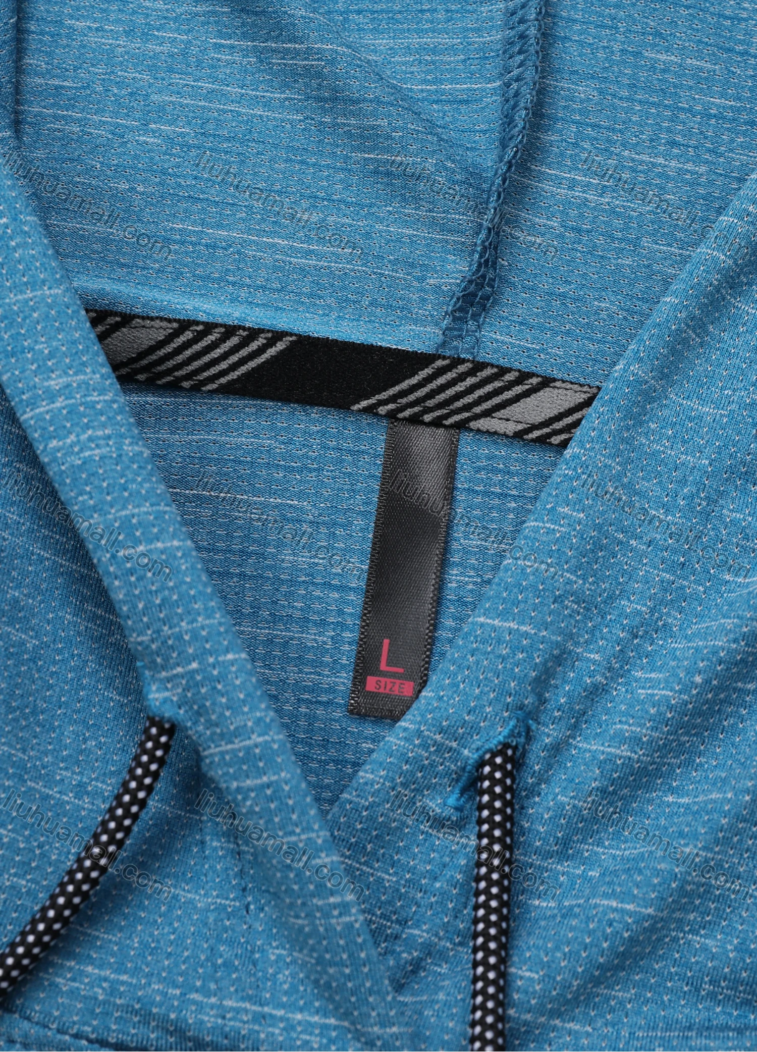 Wholesale Men's Athletic Workout Drawstring Long Sleeve Fitness Hoodie F21801# - Liuhuamall