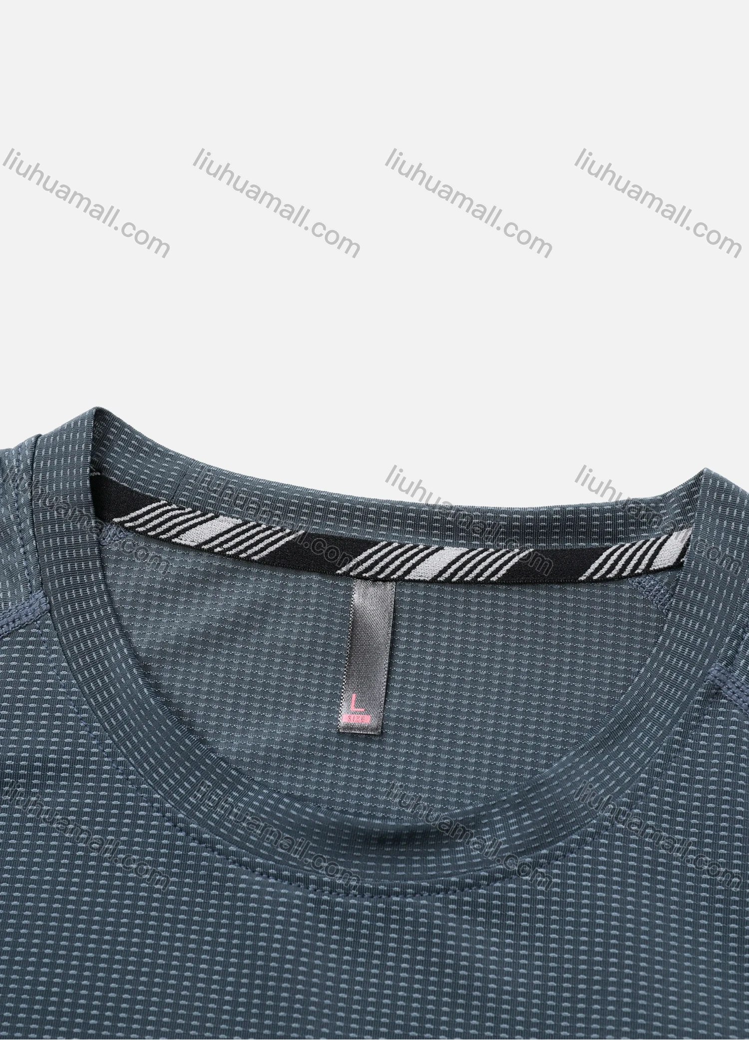 Wholesale Men's Athletic Workout Breathable Plain Quick Dry Long Sleeve T-shirt F21802# - Liuhuamall