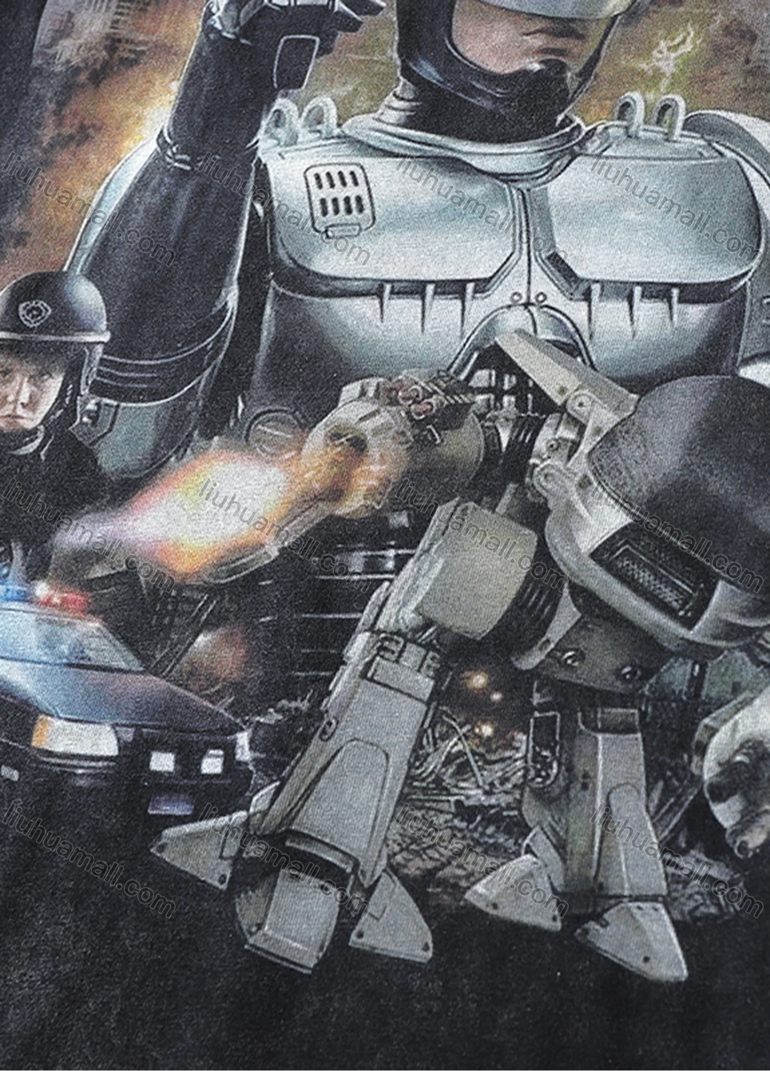 Wholesale Men's Fashion Hip Hop Oversized Crew Neck Short Sleeve Wash Distressed Graphic T-shirt 789# - Liuhuamall