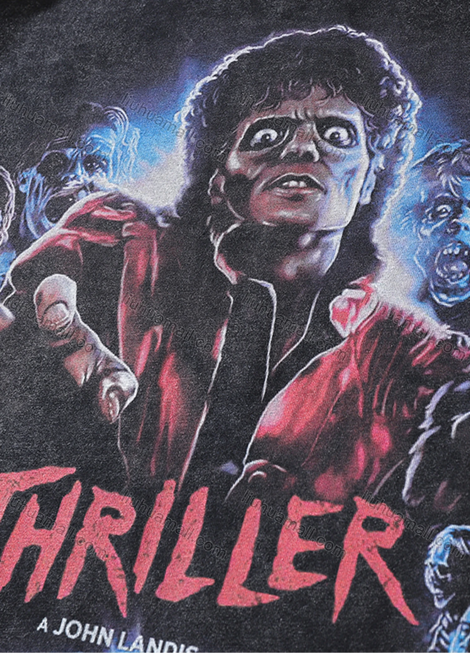 Wholesale Men's Fashion Hip Hop Oversized Crew Neck Short Sleeve Wash Distressed Graphic T-shirt 790# - Liuhuamall