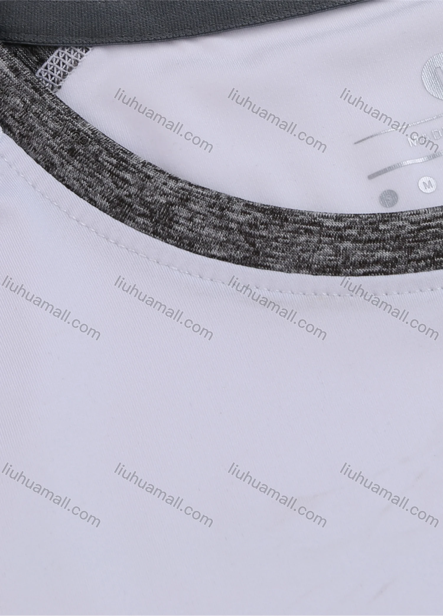 Wholesale Men's Athletic Workout Breathable Splicing Quick Dry Fitness Short Sleeve T-shirt JS12002# - Liuhuamall