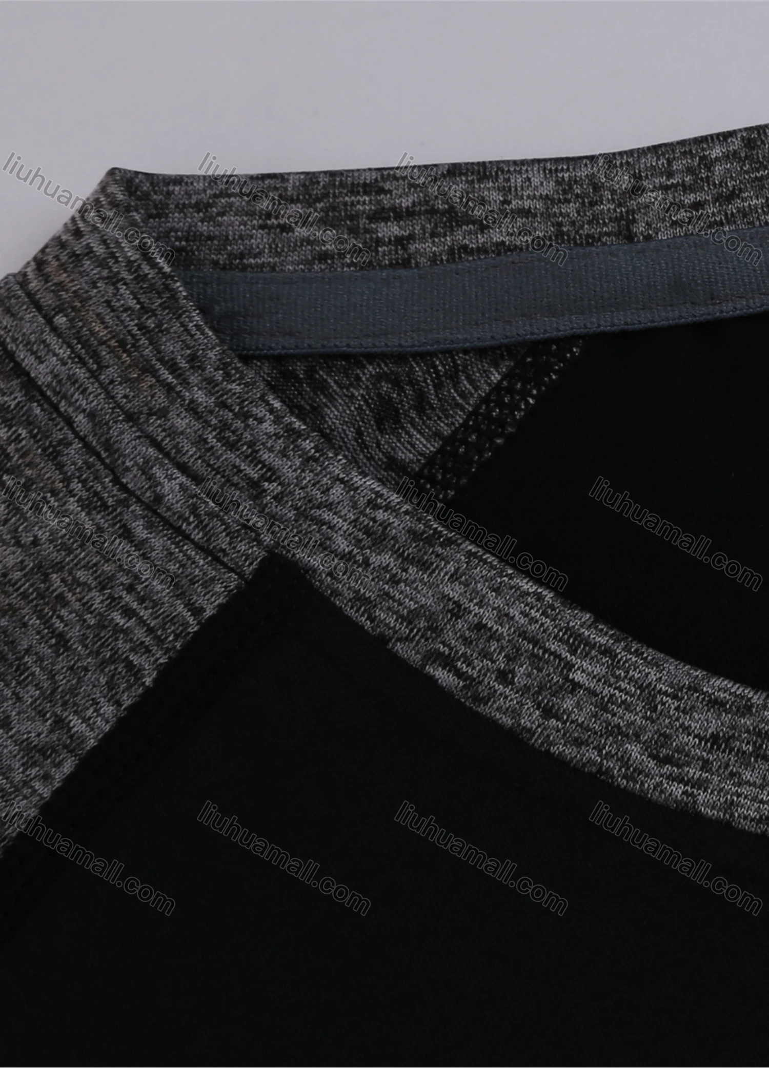 Wholesale Men's Athletic Workout Breathable Splicing Quick Dry Fitness Short Sleeve T-shirt JS12002# - Liuhuamall