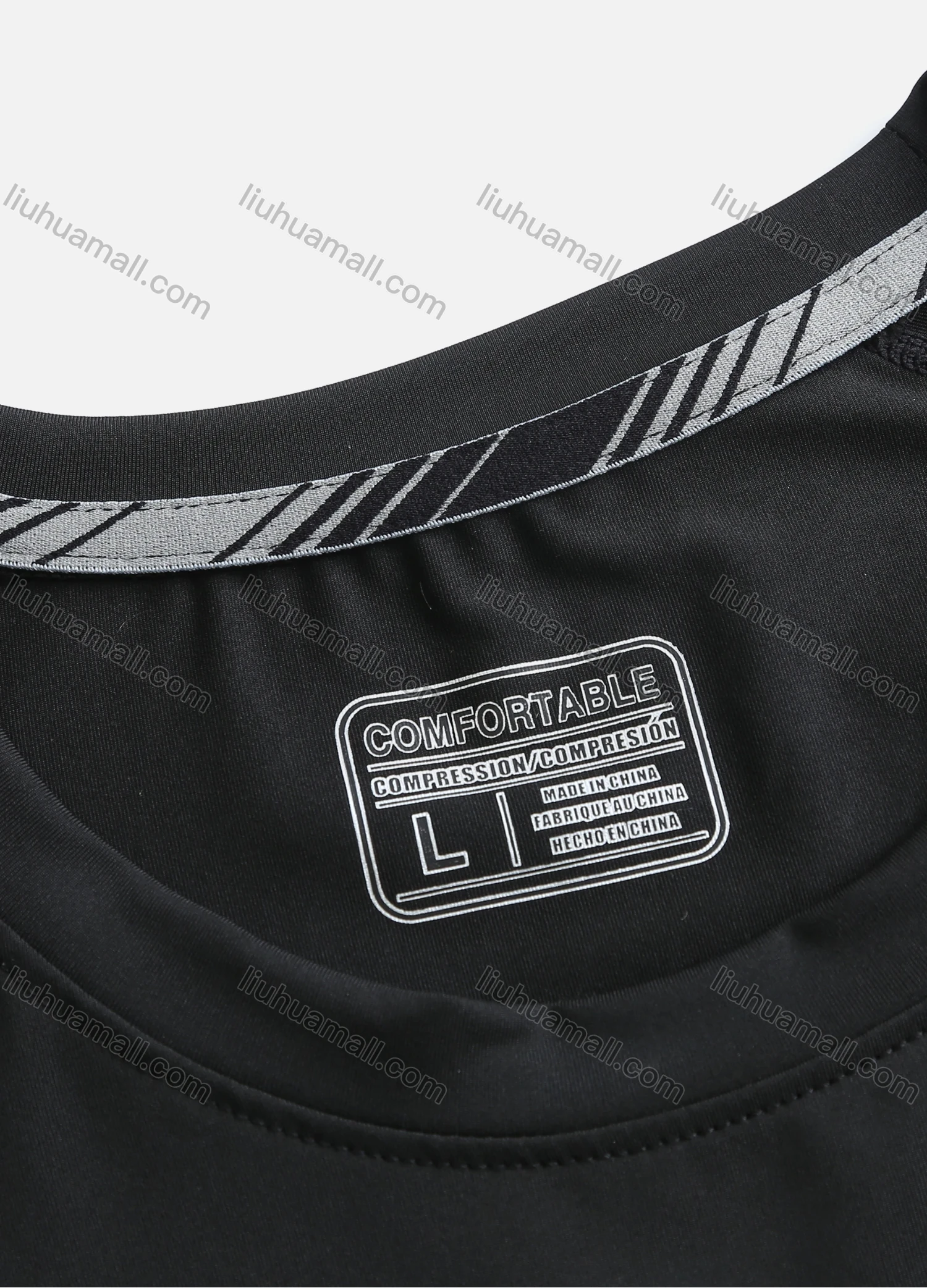 Wholesale Men's Athletic Workout Breathable Quick Dry Fitness Short Sleeve T-shirt JS12018# - Liuhuamall