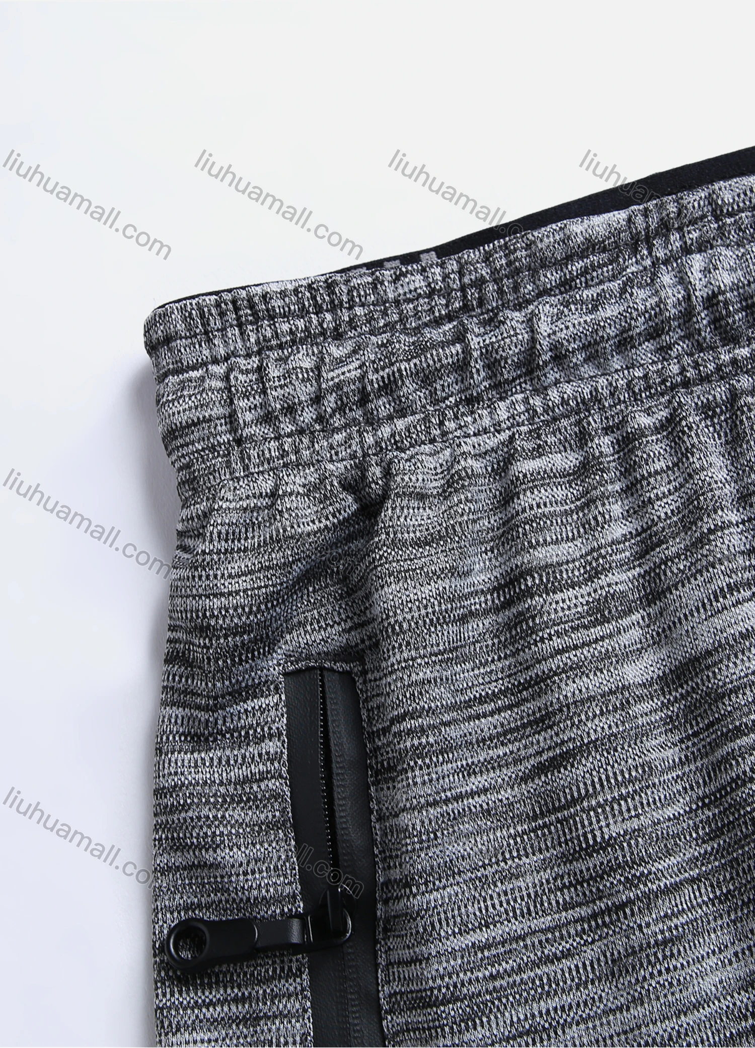 Wholesale Men's Athletic Workout Elastic Waist Zipper Pockets Ankle Length Gym Running Pants K602# - Liuhuamall