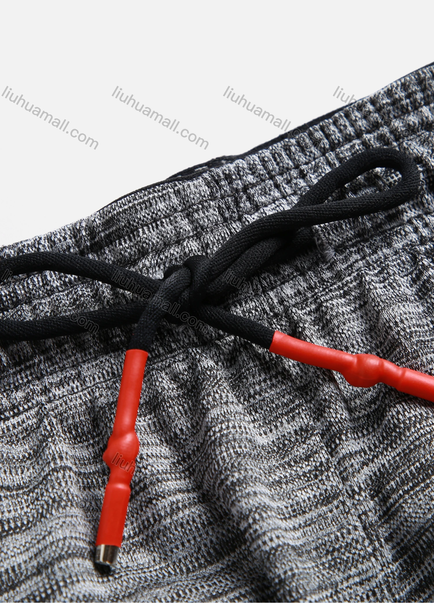 Wholesale Men's Athletic Workout Elastic Waist Zipper Pockets Shorts K603# - Liuhuamall