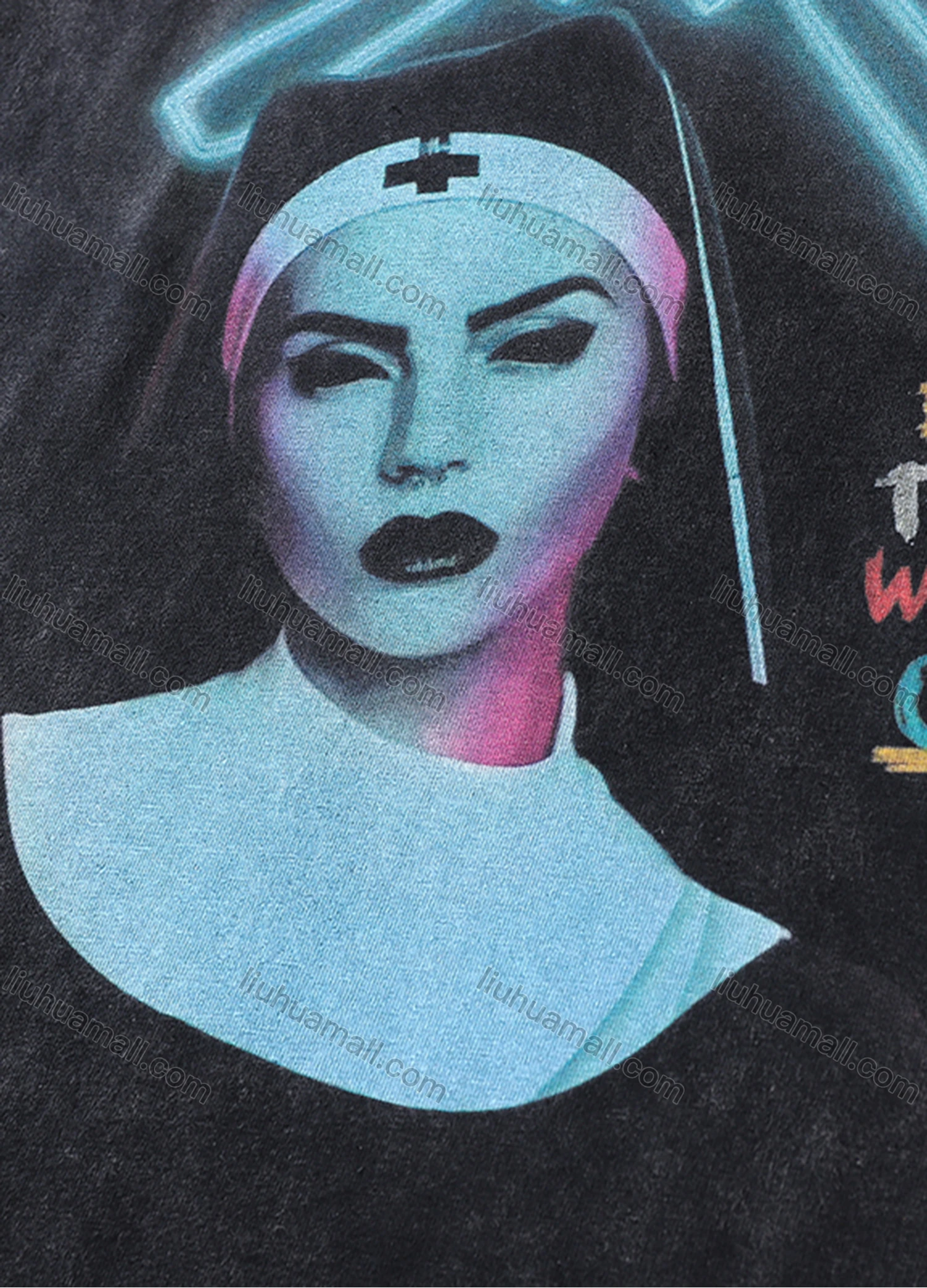 Wholesale Men's Fashion Hip Hop Oversized Crew Neck Short Sleeve Wash Distressed Graphic T-shirt 809# - Liuhuamall