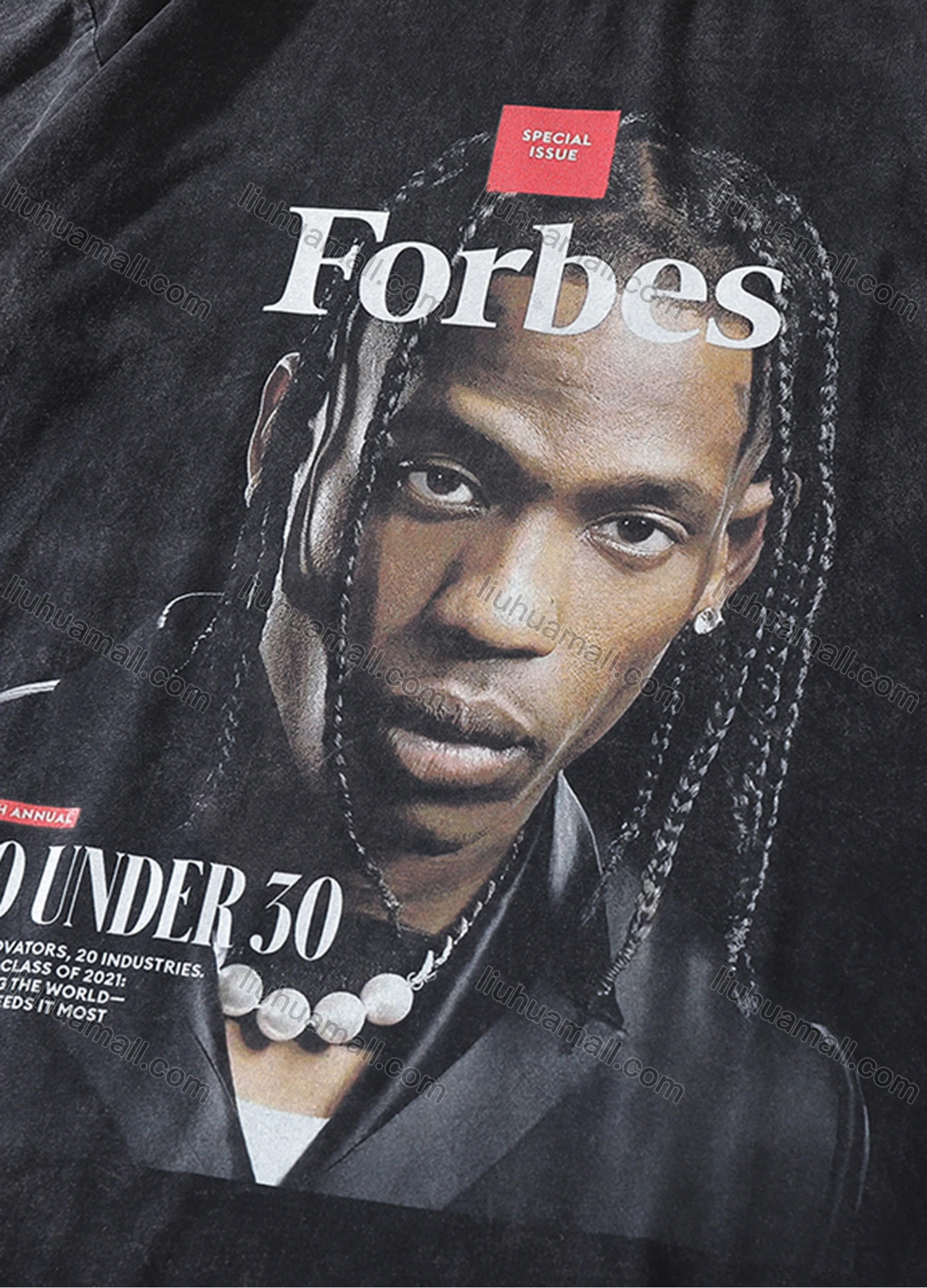 Wholesale Men's Fashion Hip Hop Oversized Crew Neck Short Sleeve Wash Distressed Graphic T-shirt 810# - Liuhuamall