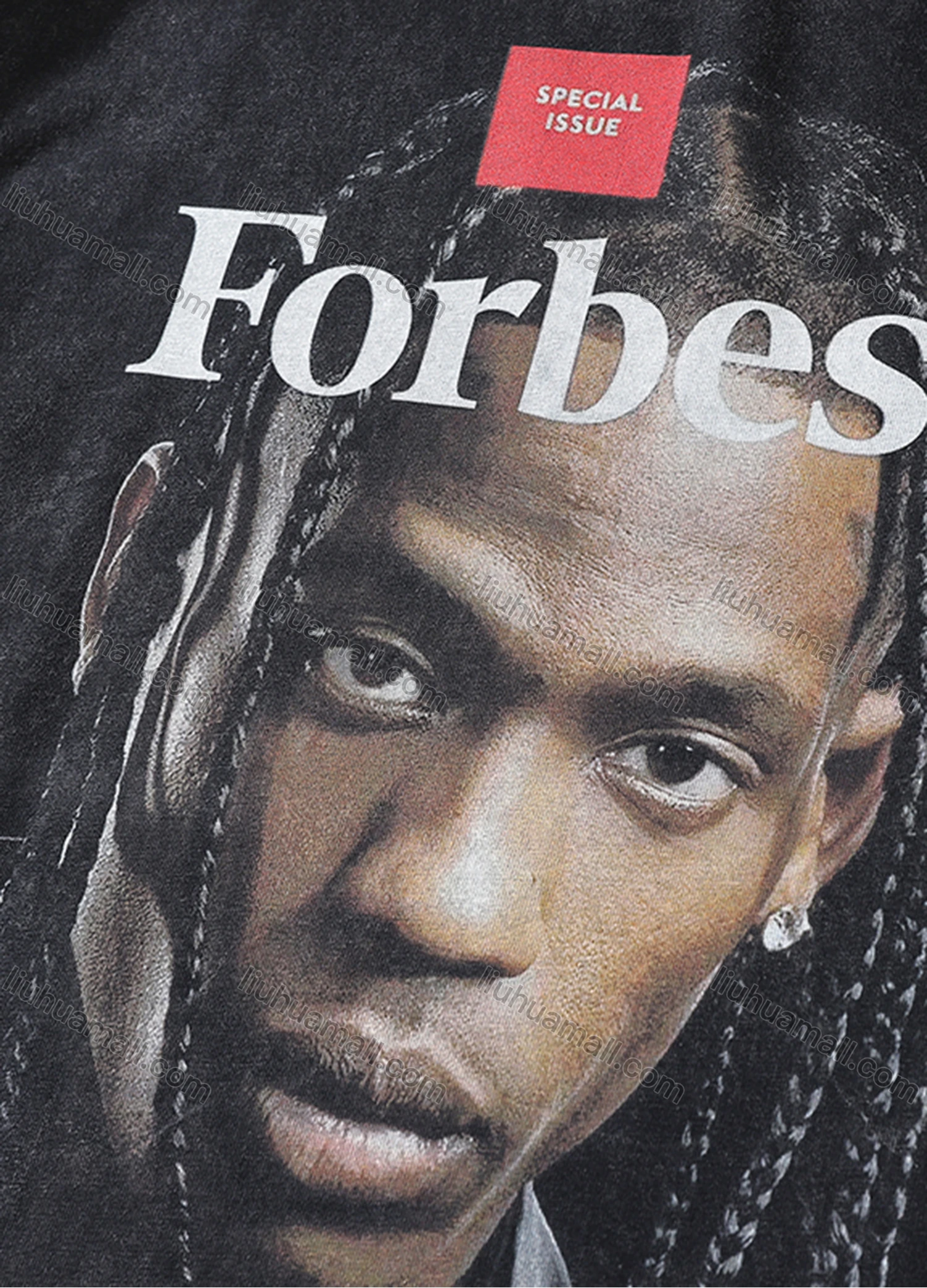 Wholesale Men's Fashion Hip Hop Oversized Crew Neck Short Sleeve Wash Distressed Graphic T-shirt 810# - Liuhuamall