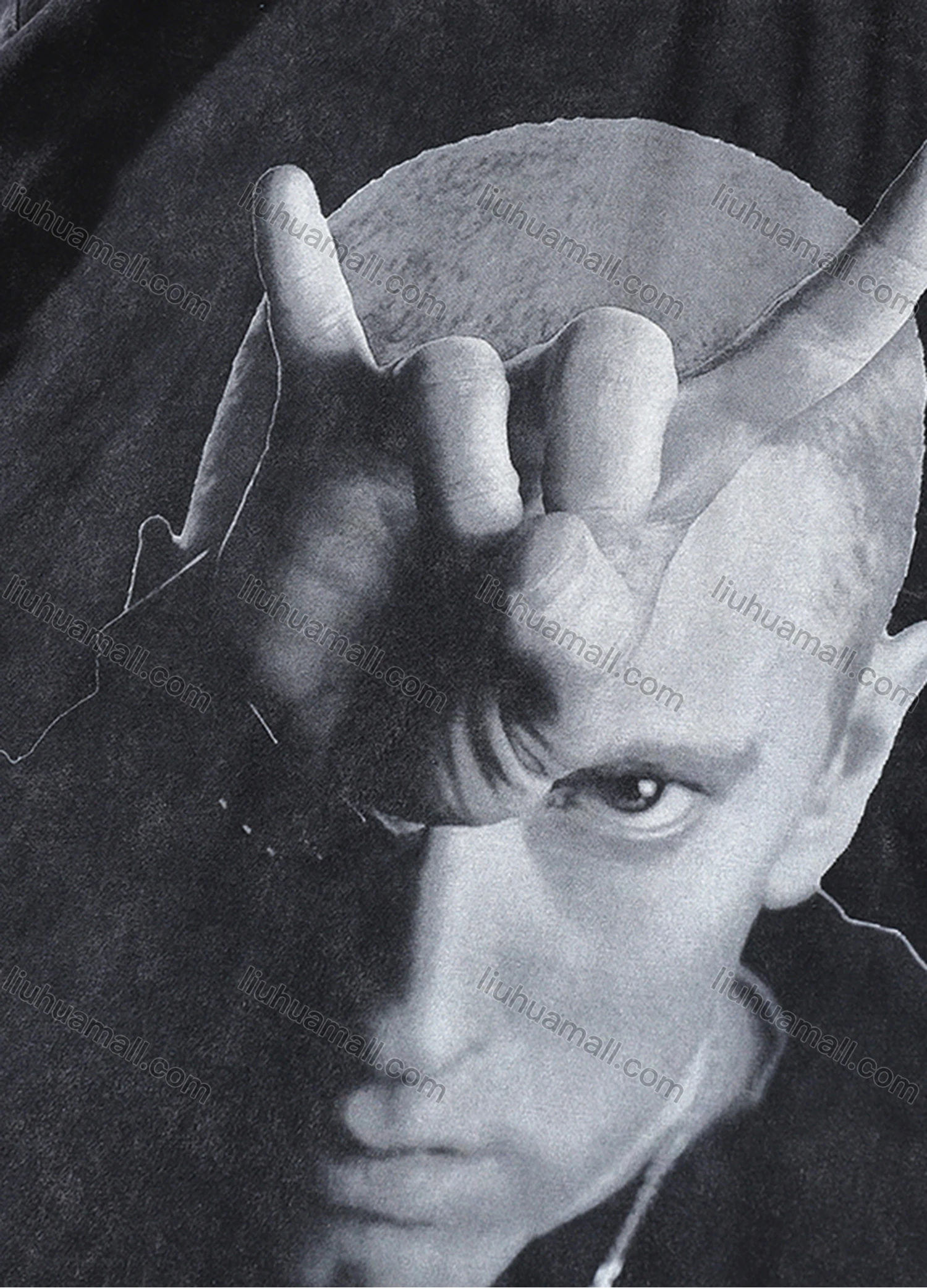 Wholesale Men's Fashion Hip Hop Oversized Crew Neck Short Sleeve Wash Distressed Graphic T-shirt 811# - Liuhuamall