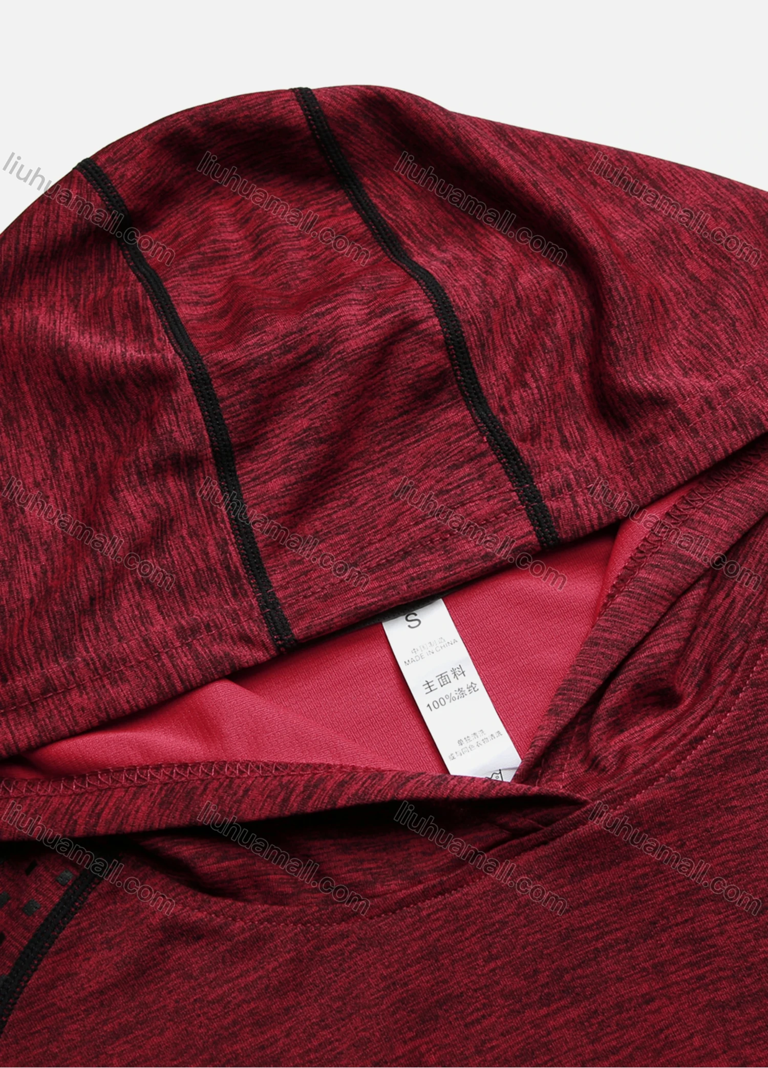 Wholesale Men's Athletic Workout Long Sleeve Fitness Hoodie L1084# - Liuhuamall